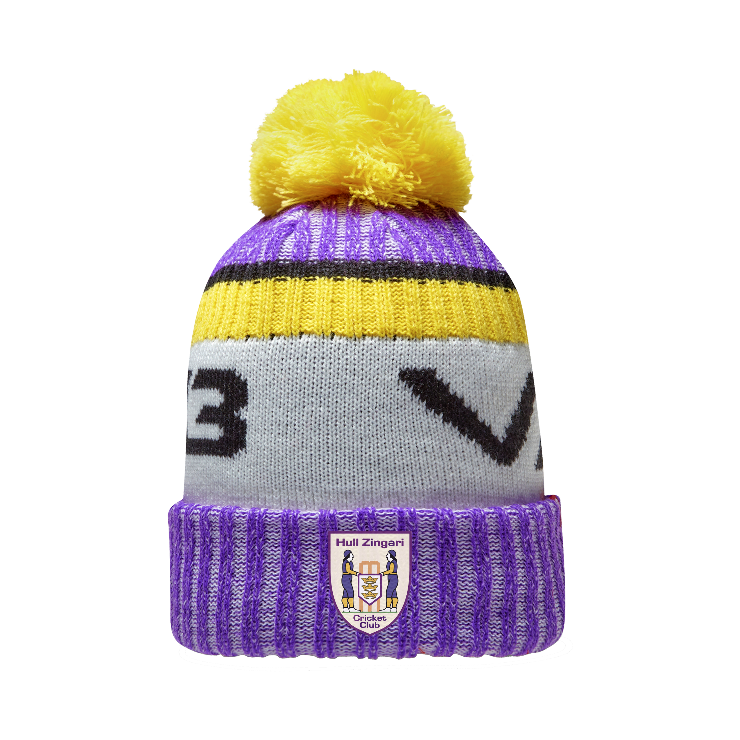 Hull Zingari Cricket Club Fleece-Lined Bobble Hat