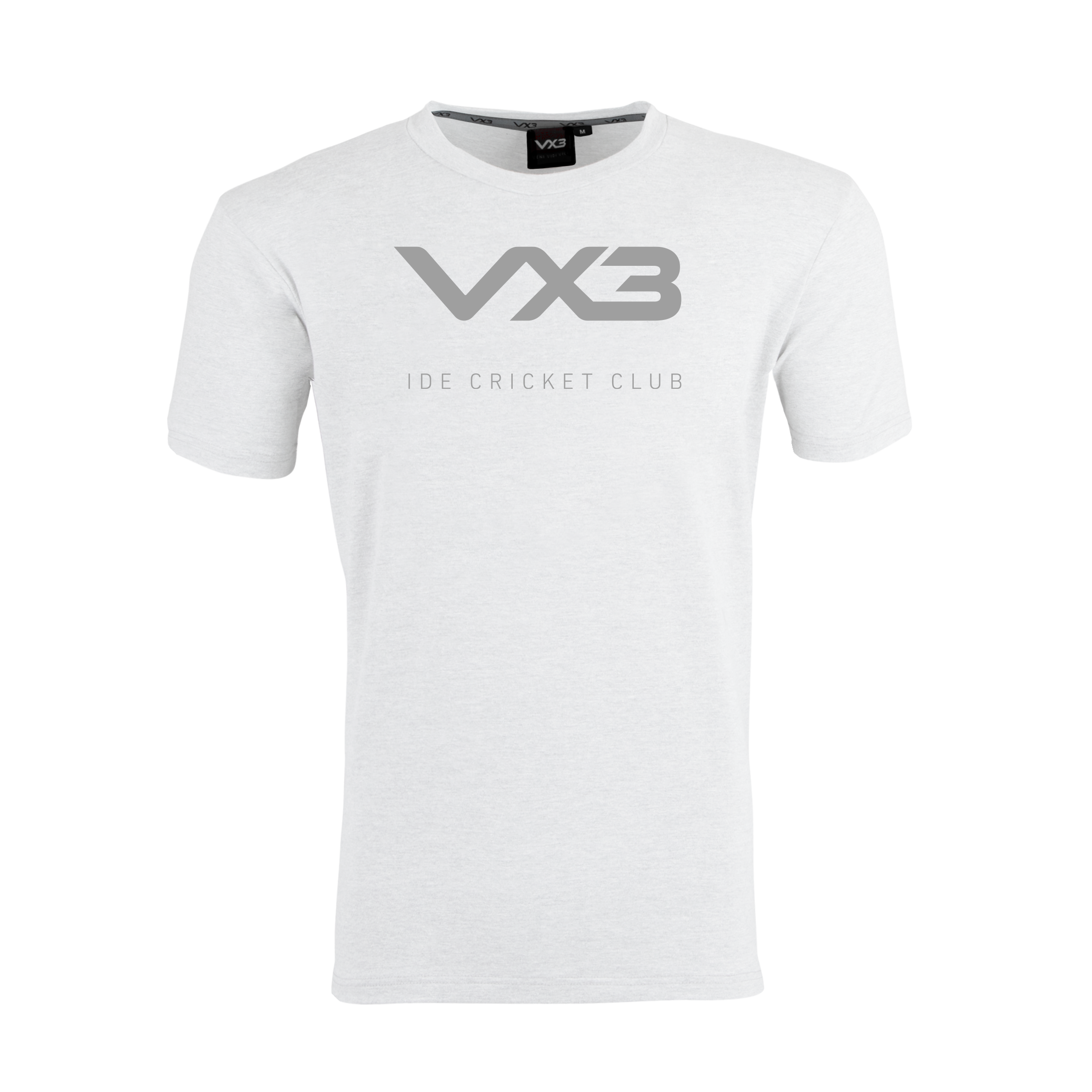 Ide Cricket Club White/Silver Youth Invicta Club Tee