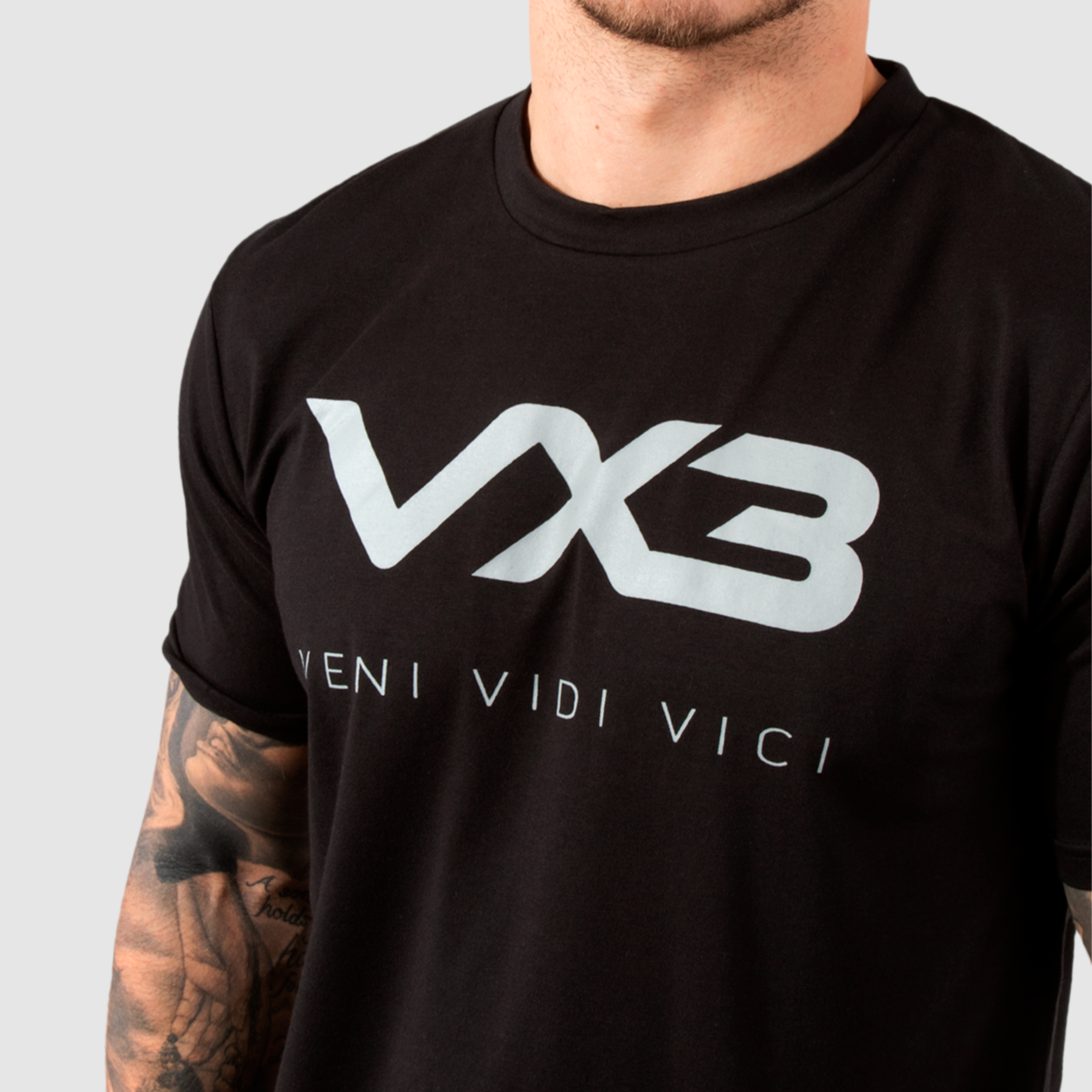 Invicta Tee Black/Light Grey