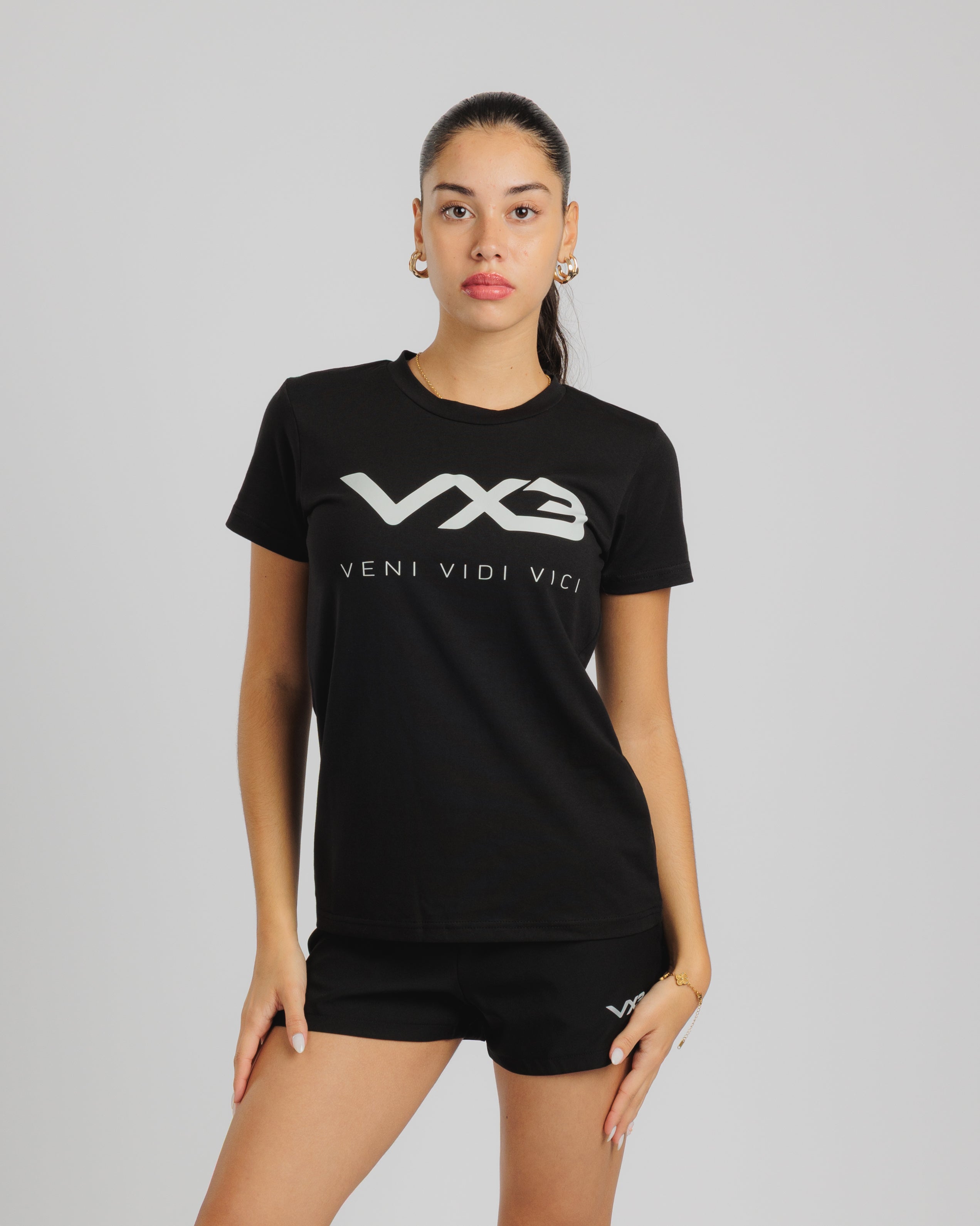 Invicta Ladies Tee Black/Grey