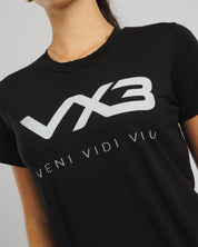 Invicta Ladies Tee Black/Grey