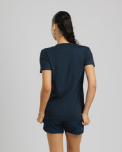 Invicta Ladies Tee Navy/Hot Pink
