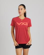 Invicta Ladies Tee Red/Peach
