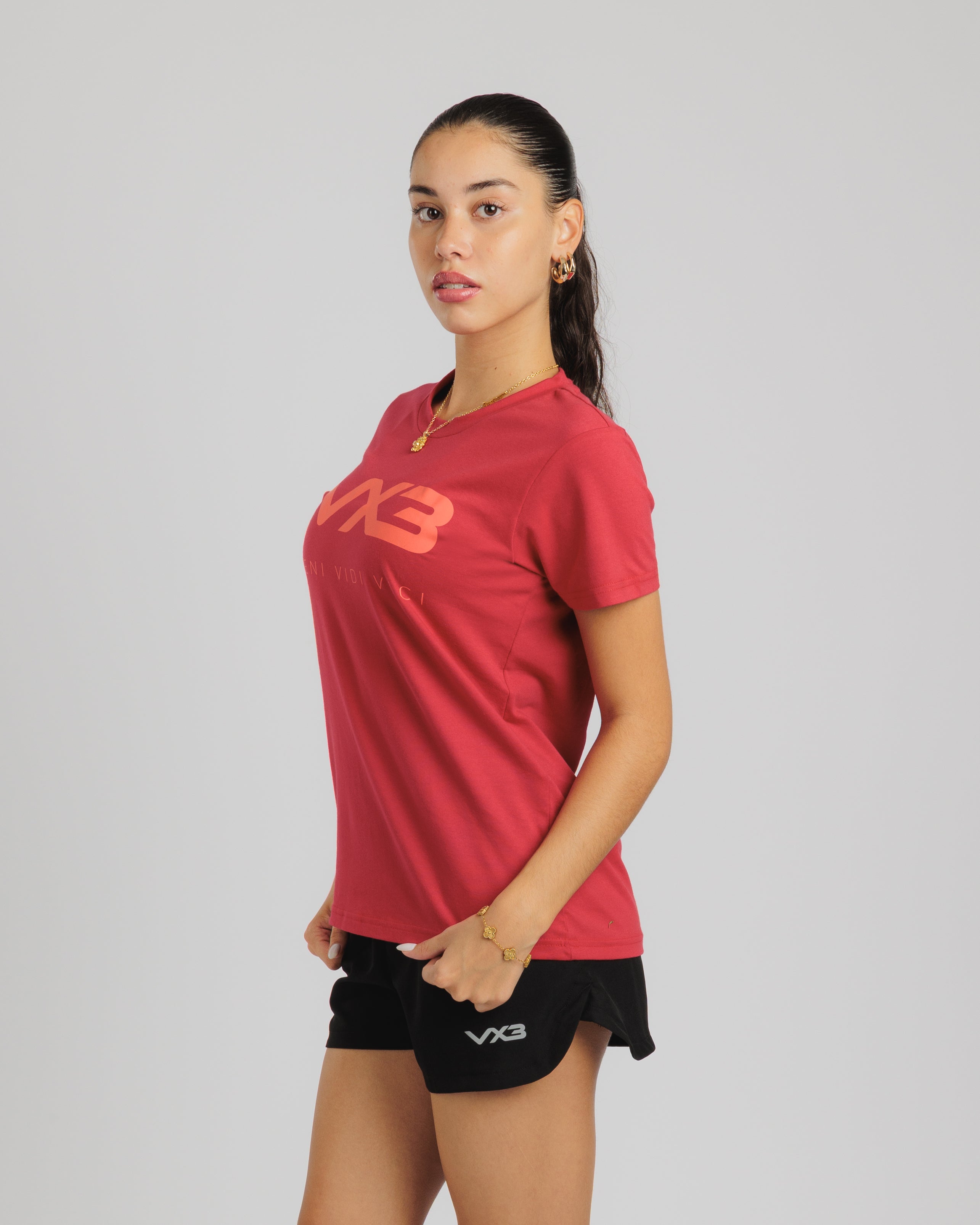 Invicta Ladies Tee Red/Peach