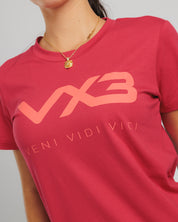 Invicta Ladies Tee Red/Peach