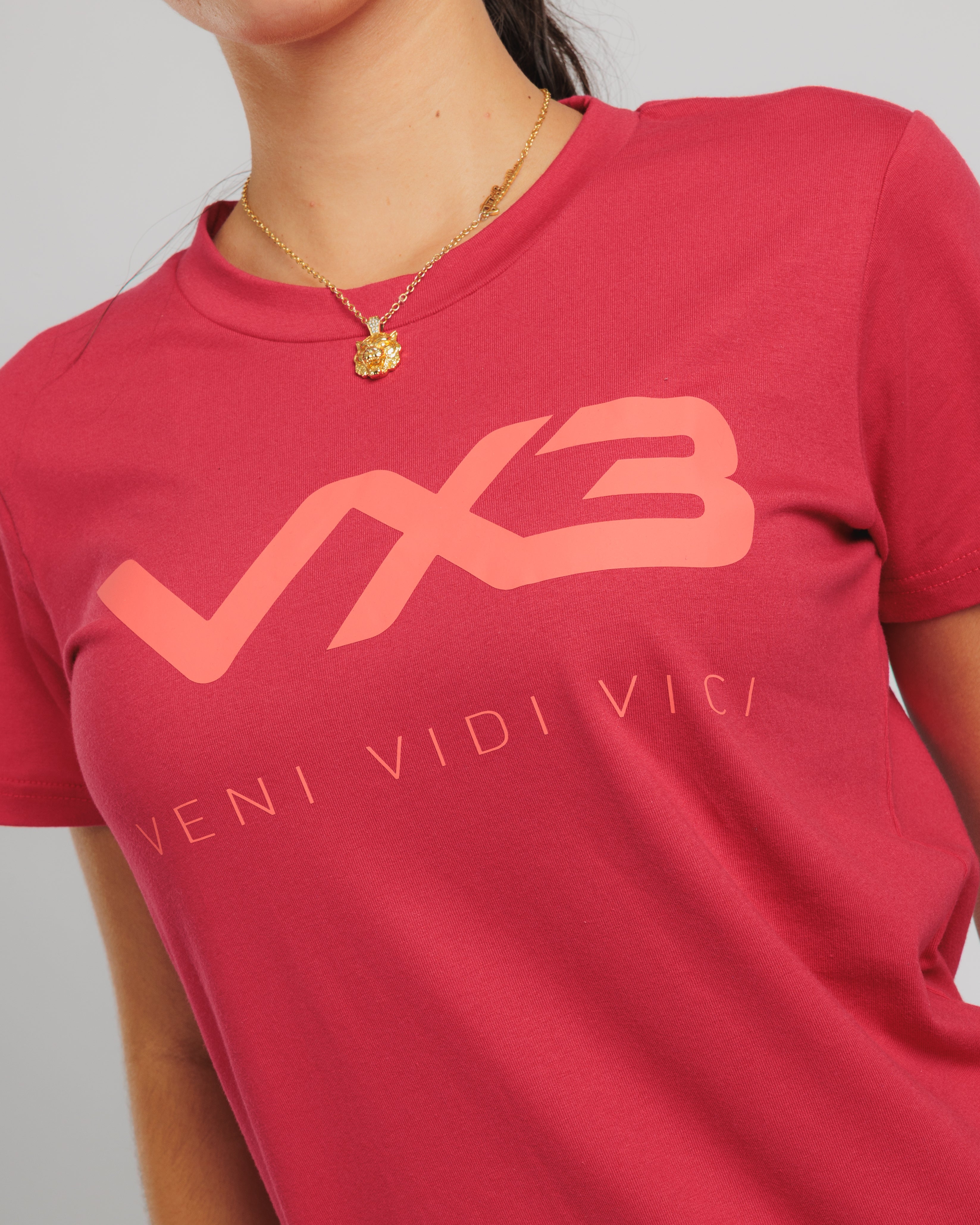 Invicta Ladies Tee Red/Peach
