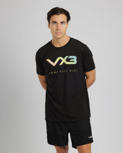 Invicta Tee Black/Rainbow