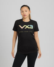 Invicta Ladies Tee Black/Rainbow
