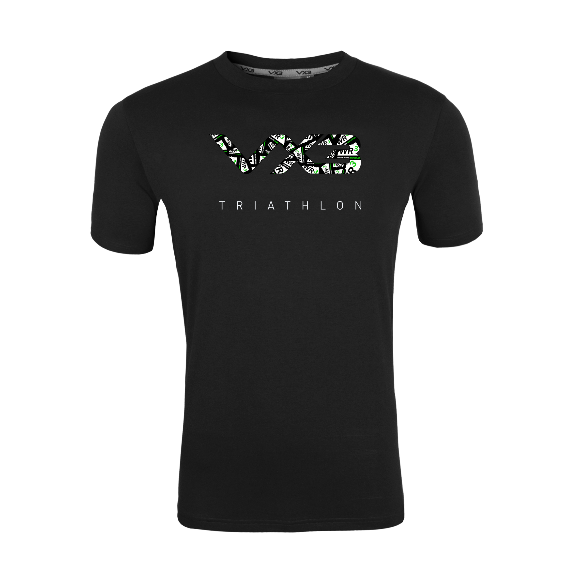 White Rock Triathletes Black Invicta Club Tee