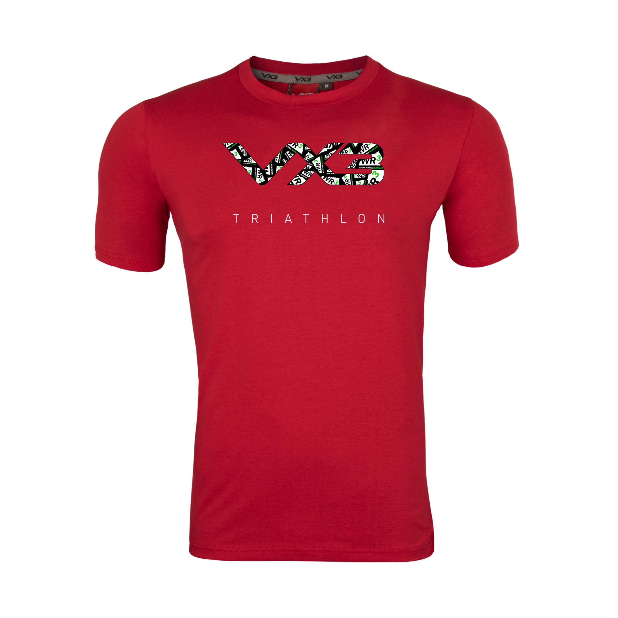 White Rock Triathletes Red Invicta Club Tee
