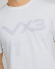 Invicta Tee White/Pastel Purple