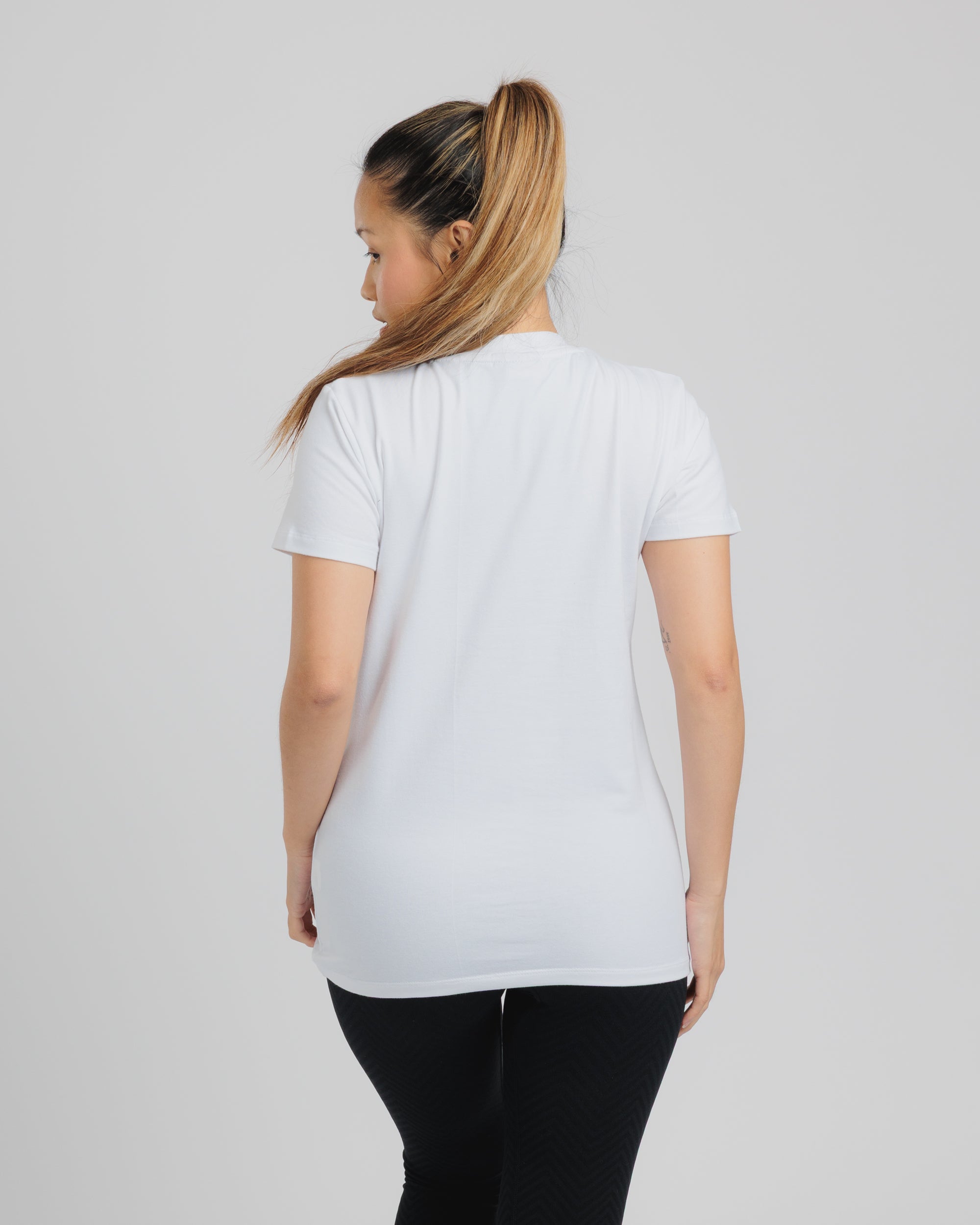 Invicta Ladies Tee White/Pastel Purple