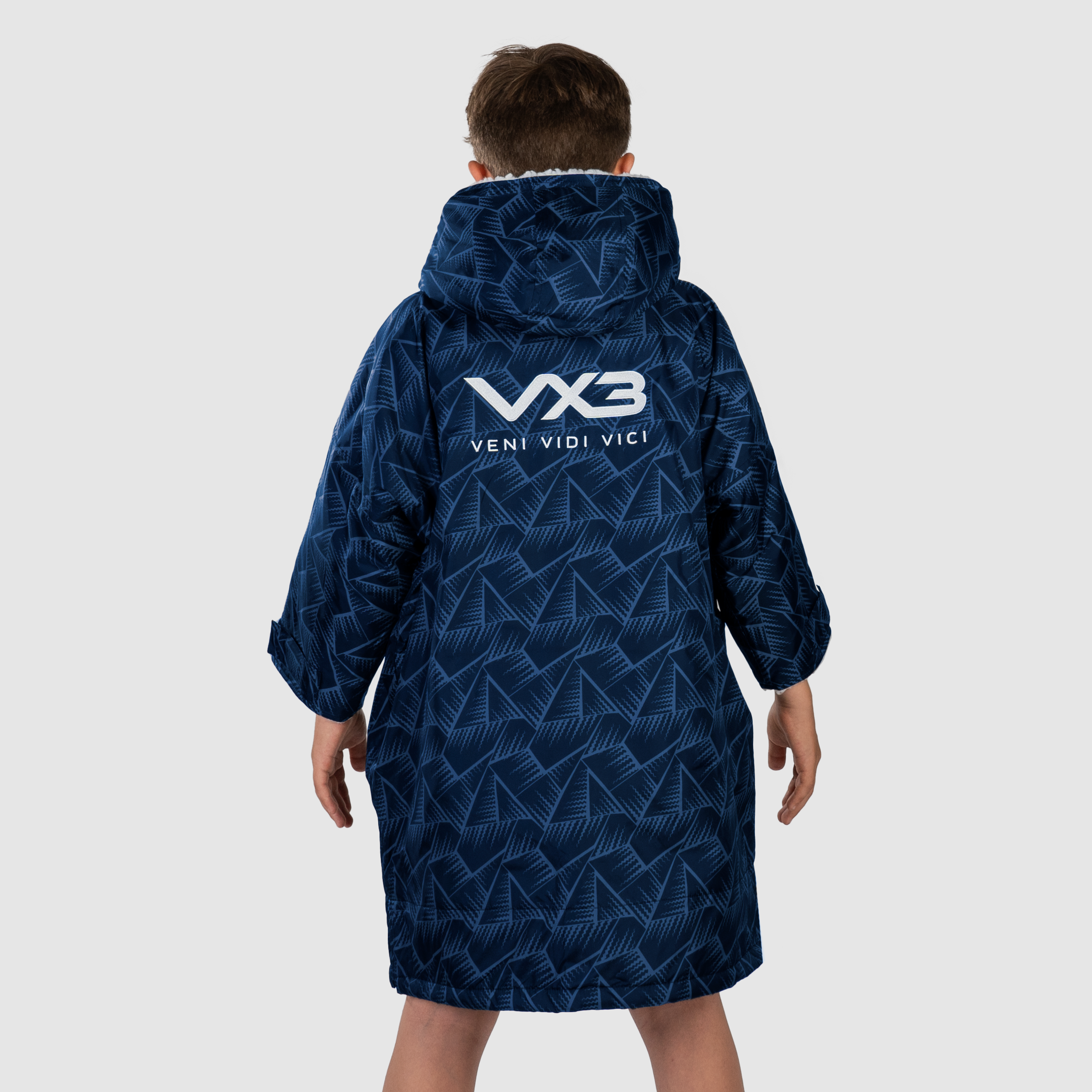 Duro Elite Sports Robe Marine/Grey Kids