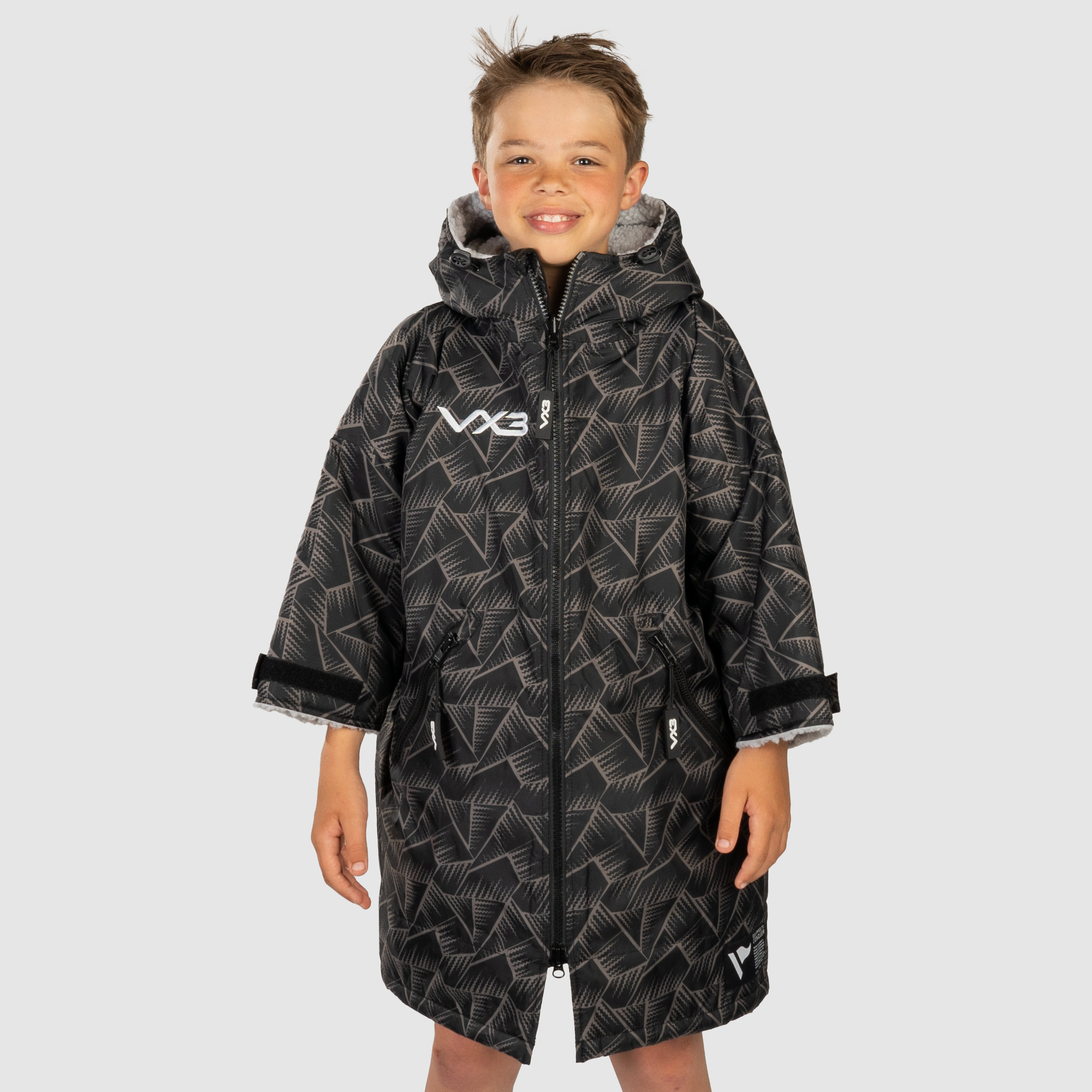 Duro Elite Sports Robe Storm/Grey Kids