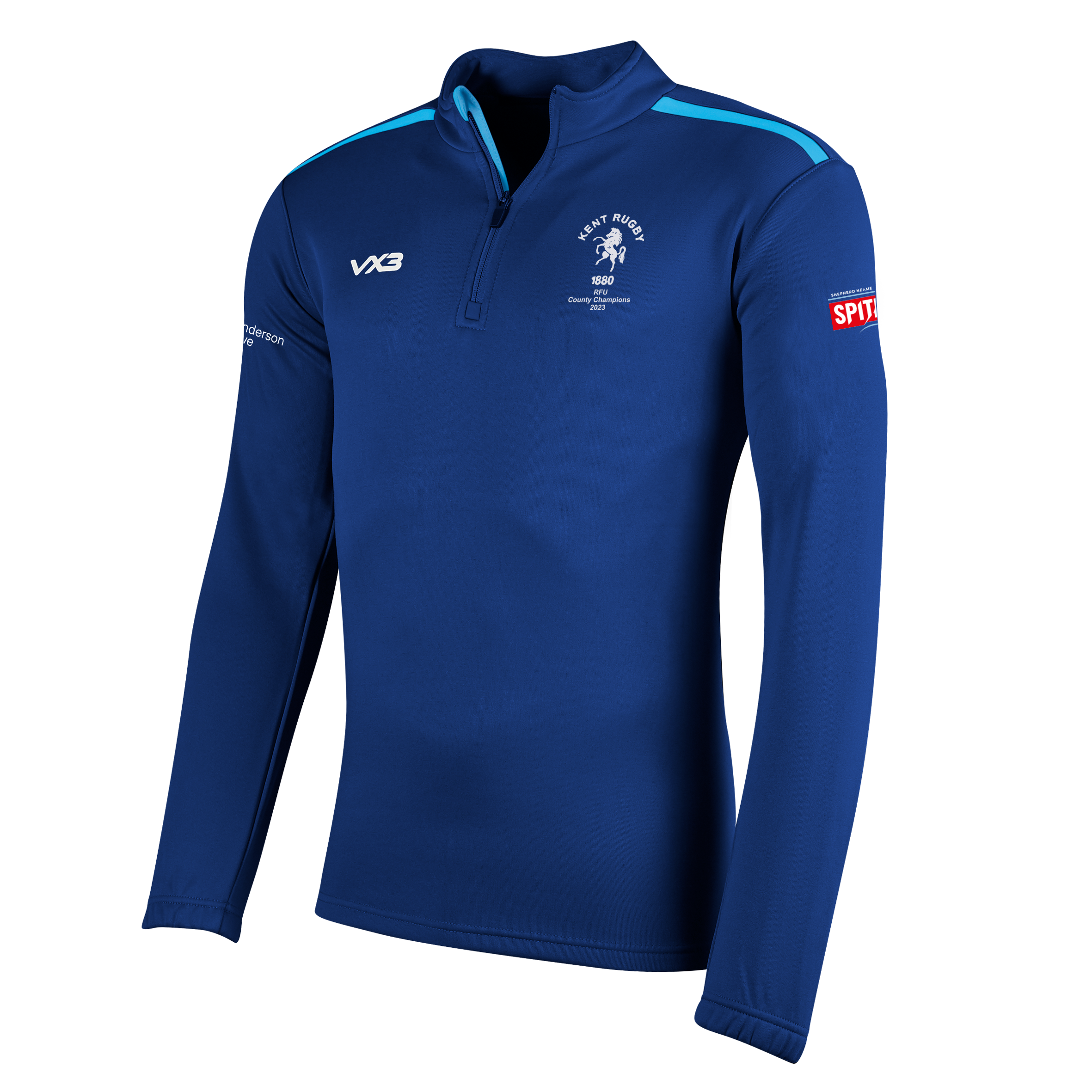 Kent RFU Cup Winners Fortis Quarter Zip Sweat