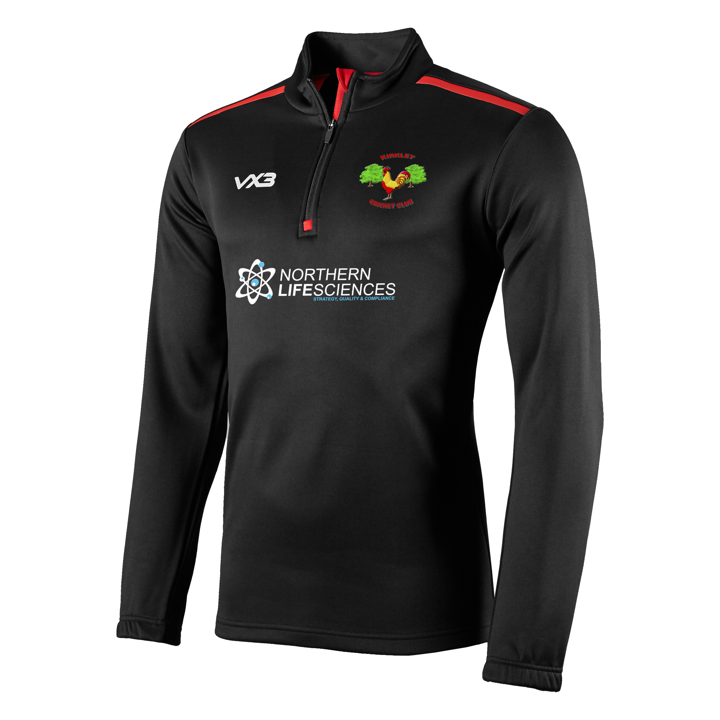 Kirkley Cricket Club Fortis Quarter Zip Sweat