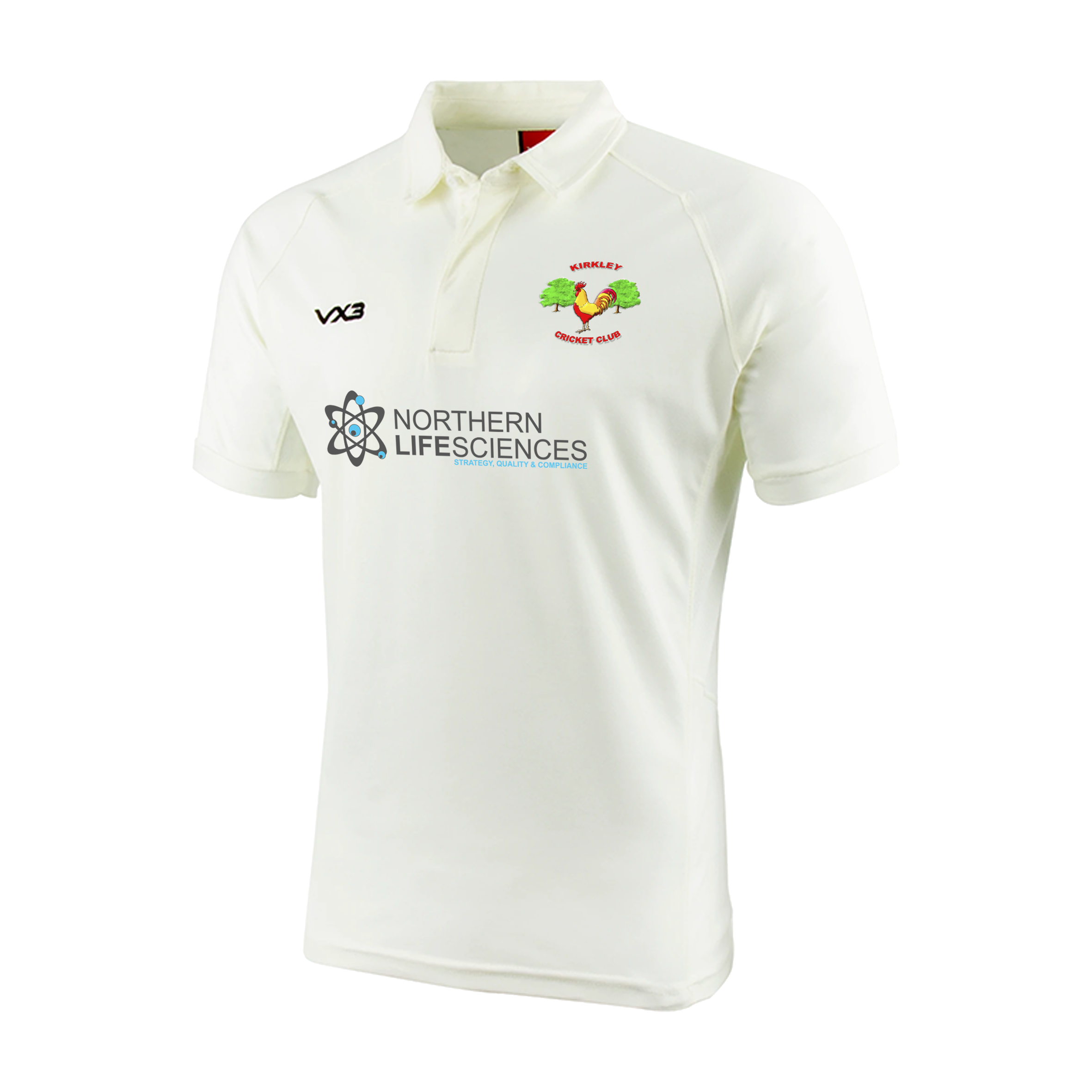 Kirkley Cricket Club Youth Short Sleeve Shirt