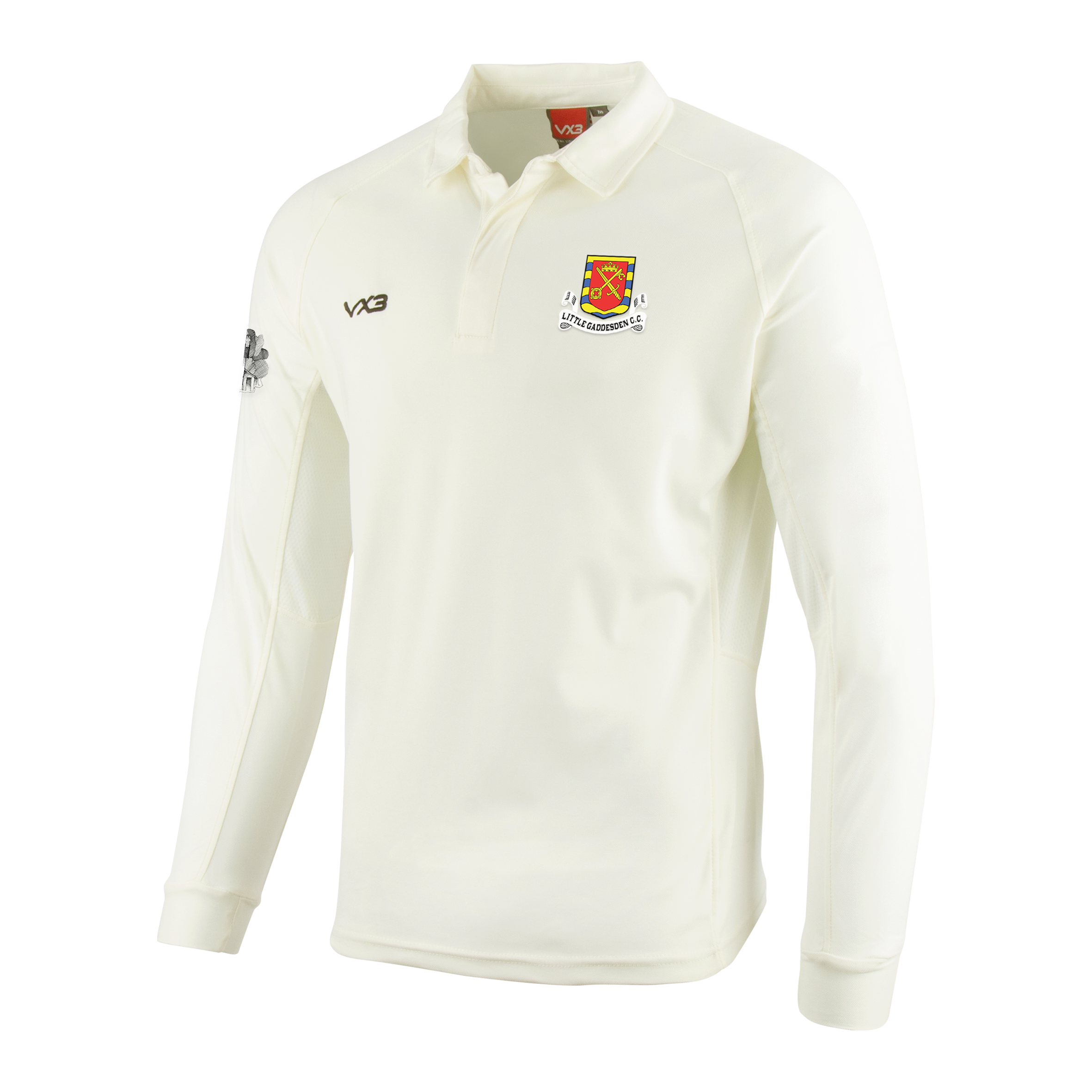 Little Gaddesden Cricket Club Whites L/S Shirt