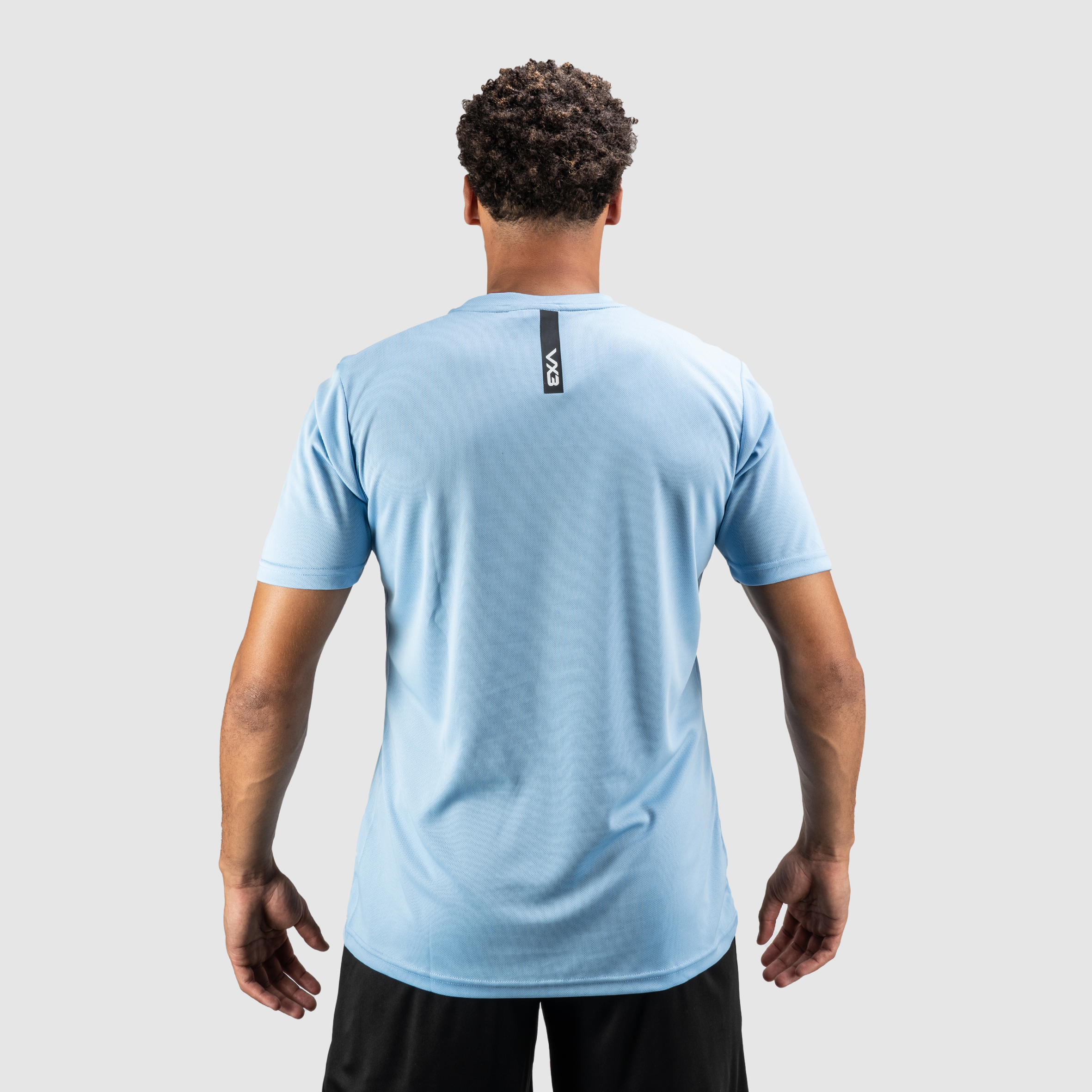Fortis Tee Sky/Black