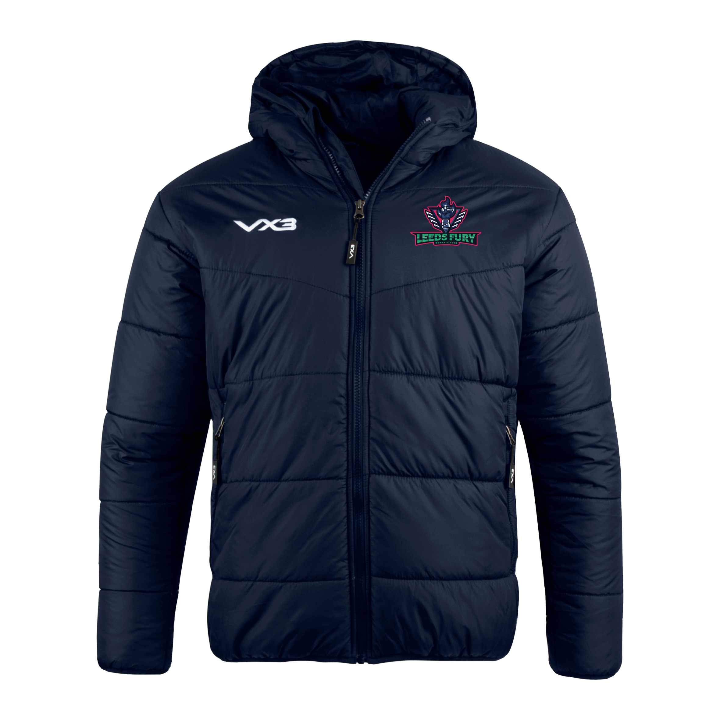Leeds Fury Netball Club Lorica Quilted Jacket
