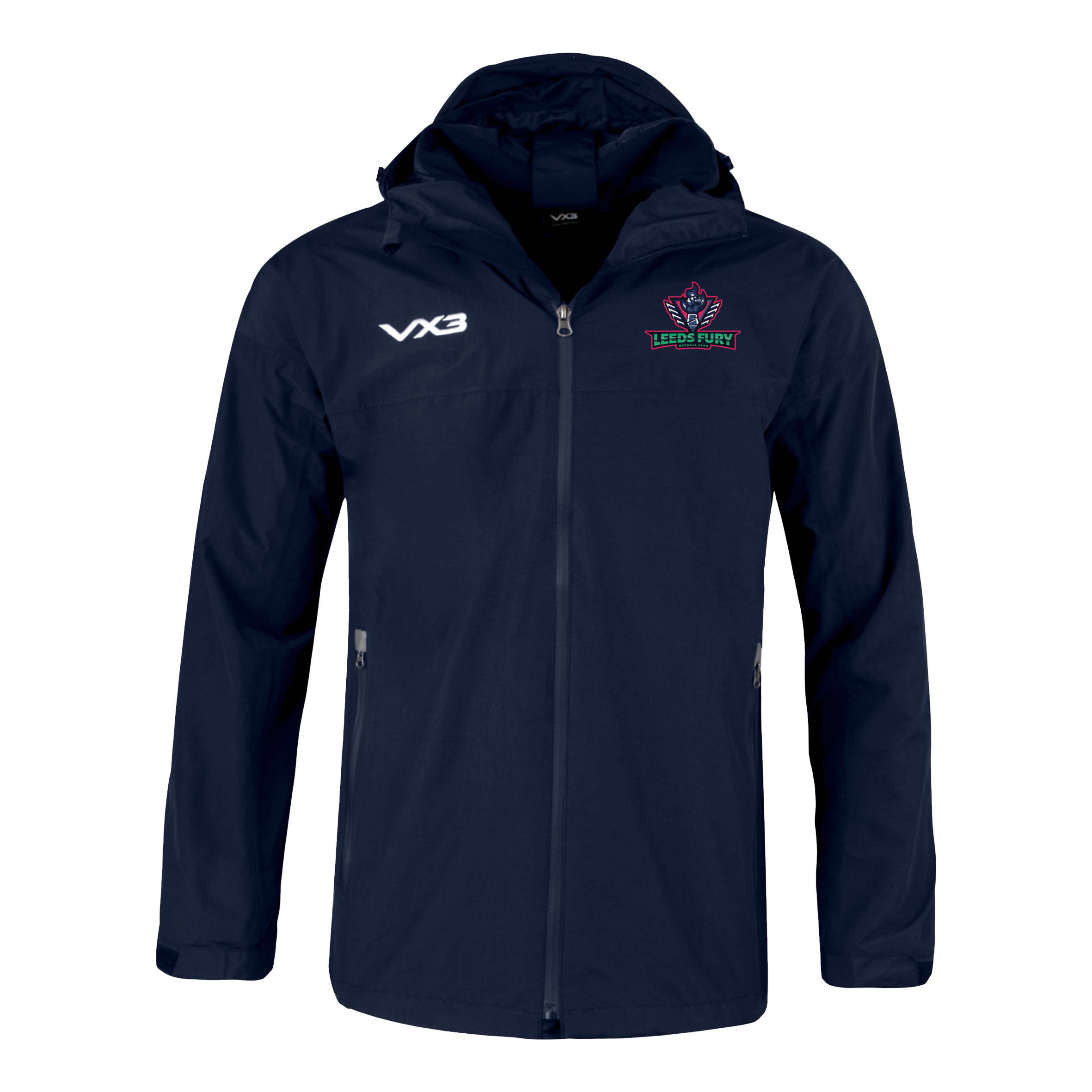 Leeds Fury Netball Club Protego Waterproof Jacket