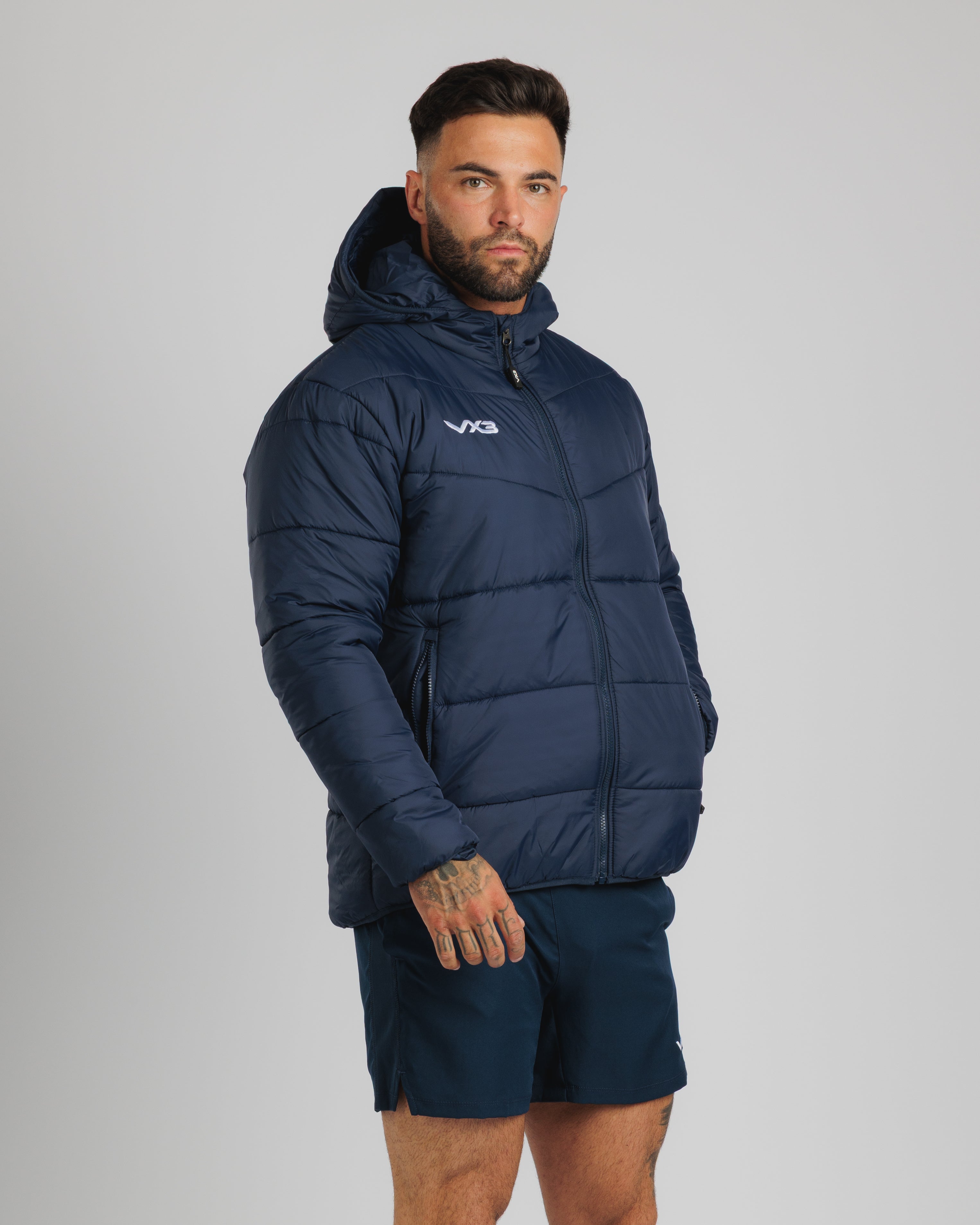 Lorica Quilted Jacket Navy