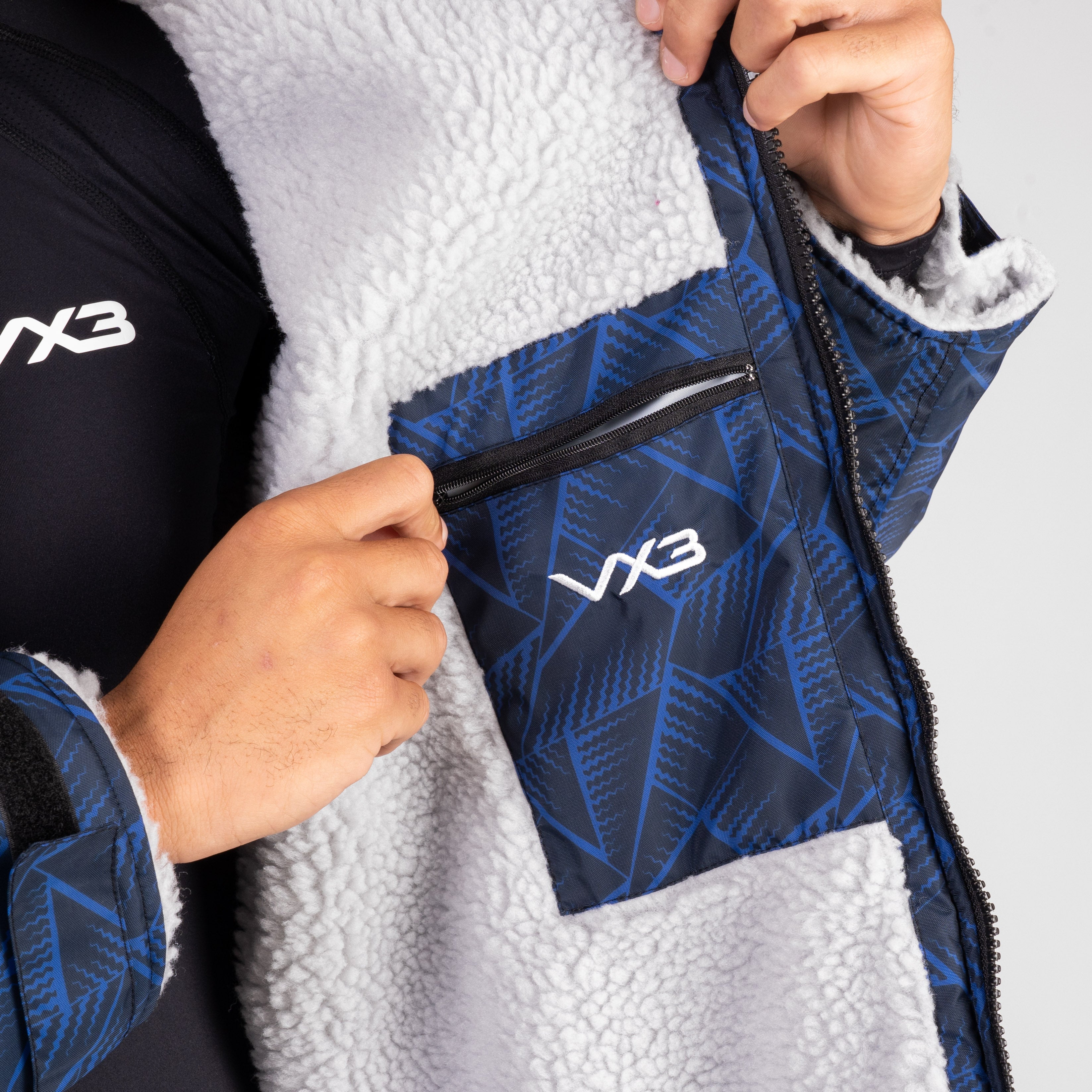 Duro Elite Sports Robe Marine/Grey Kids