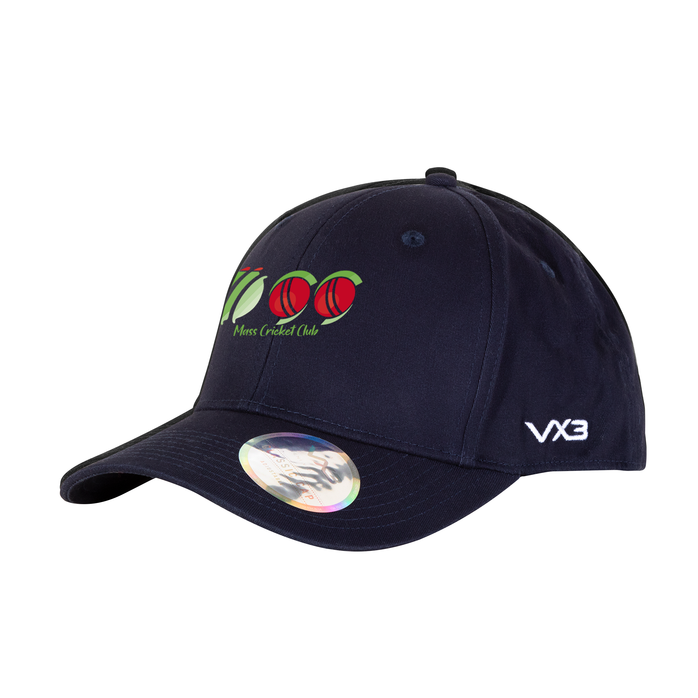 Mass Cricket Club Classic Cap Navy