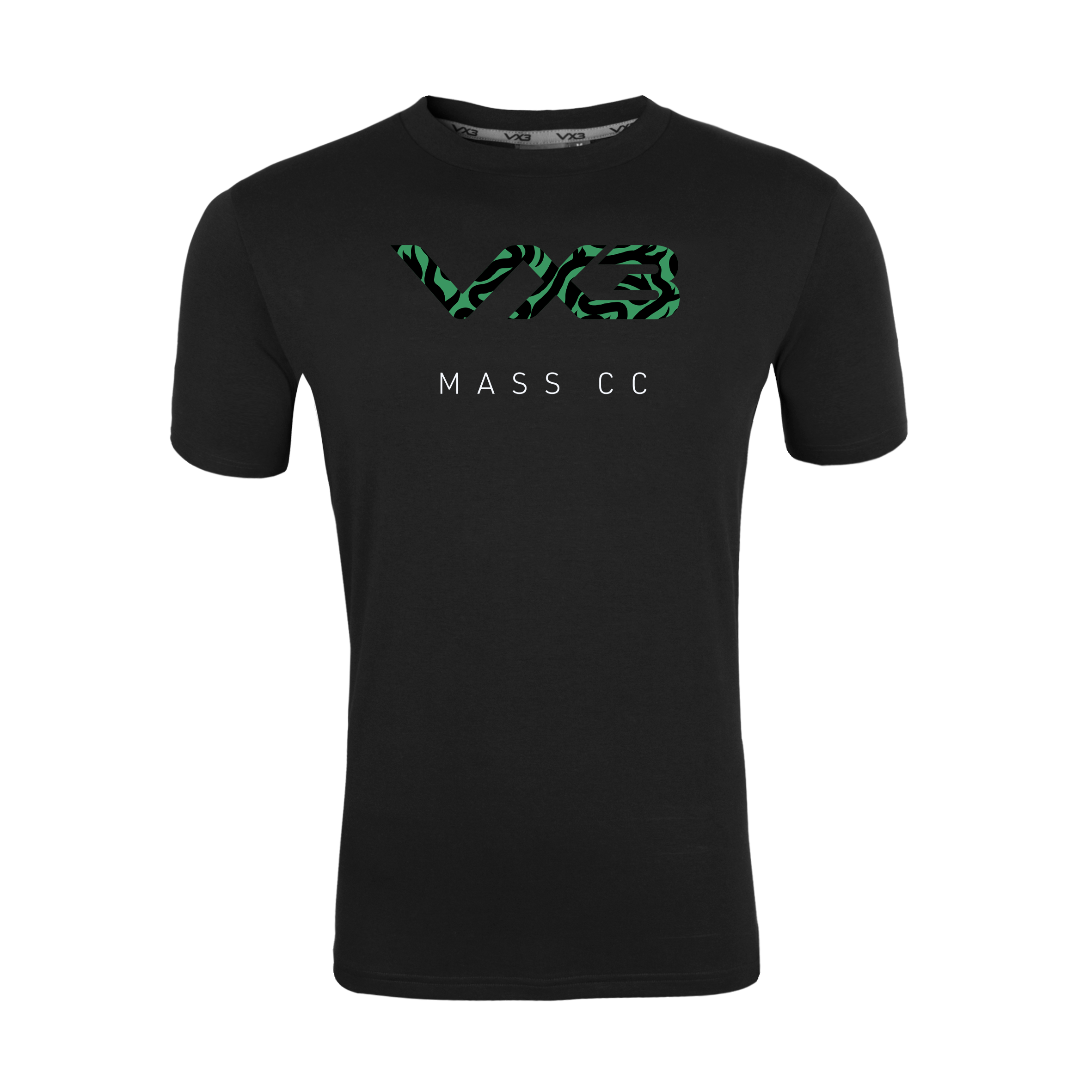 Mass Cricket Club Black Youth Invicta Club Tee