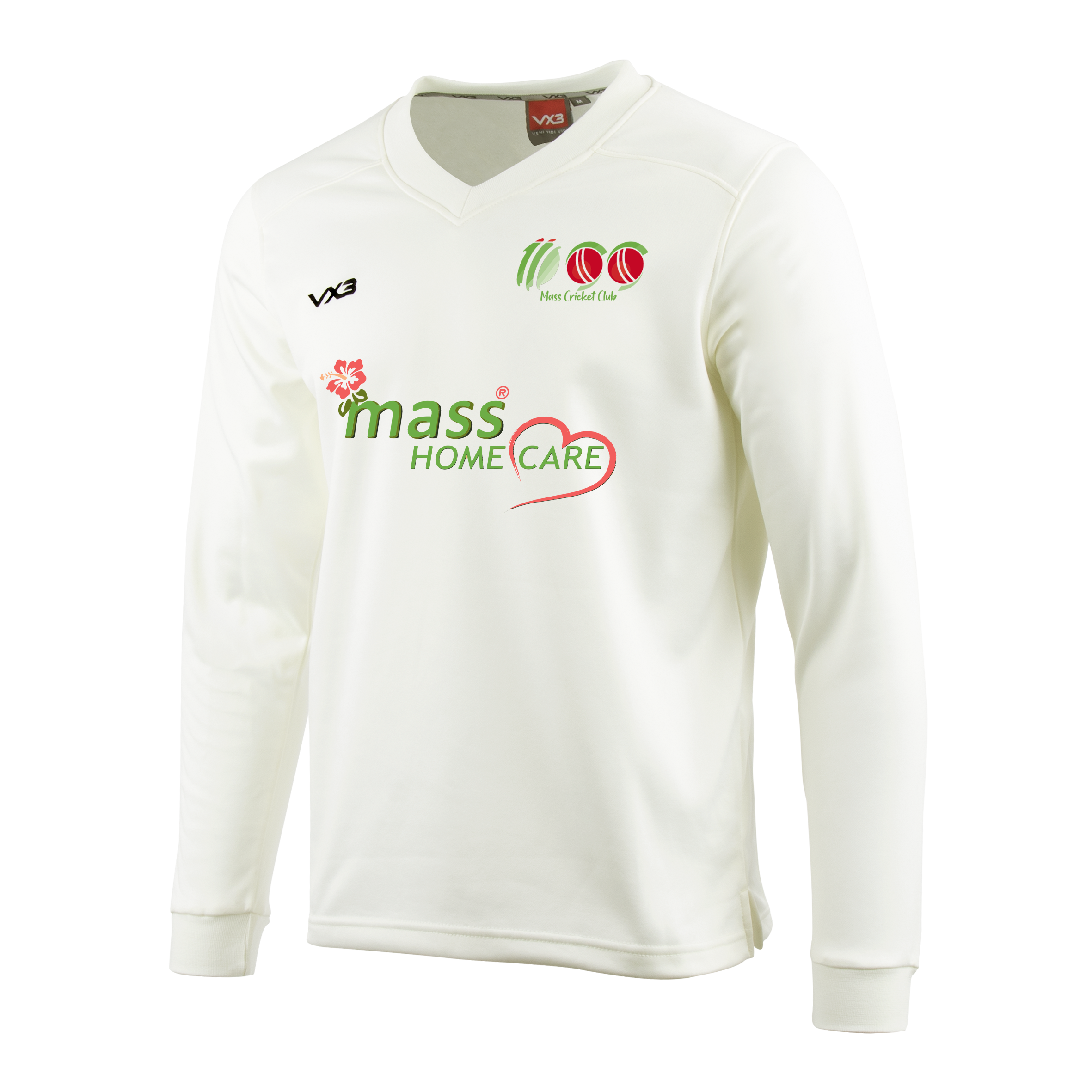 Mass Cricket Club Cricket Whites Sweatshirt Elite