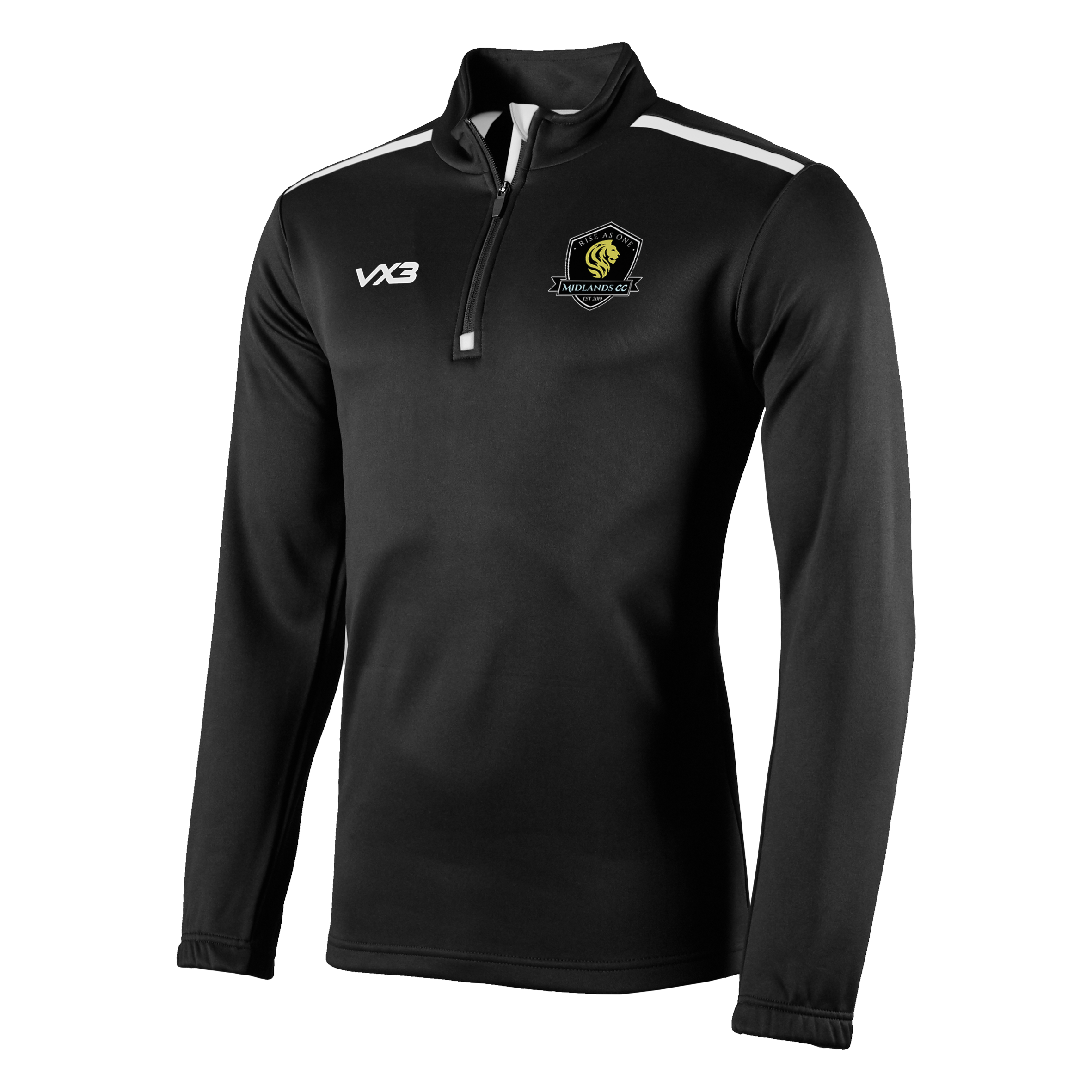Midlands Cricket Club Fortis Youth Quarter Zip Sweat