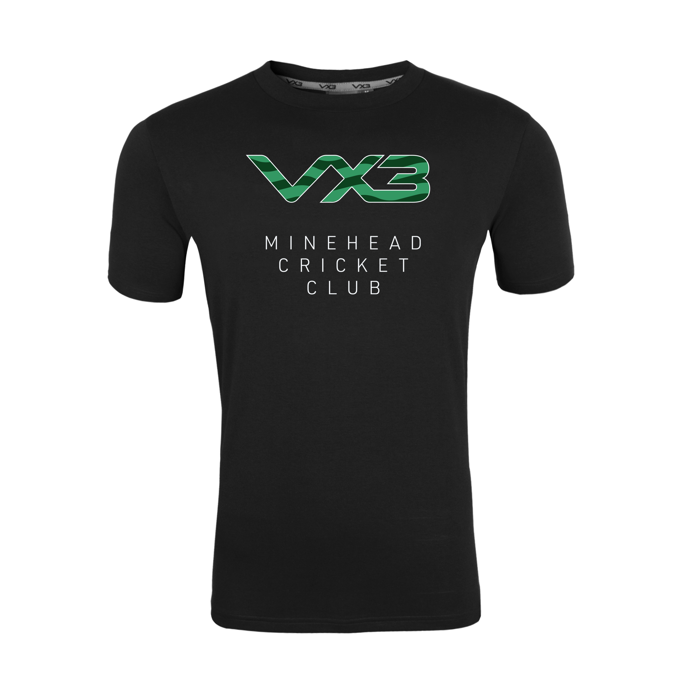 Minehead Cricket Club Black Youth Invicta Tee