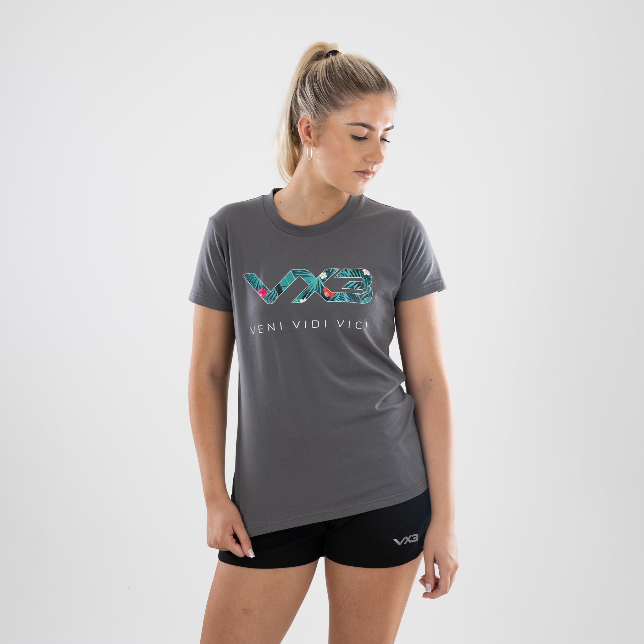 Invicta Ladies Tee Dark Grey/Jungle