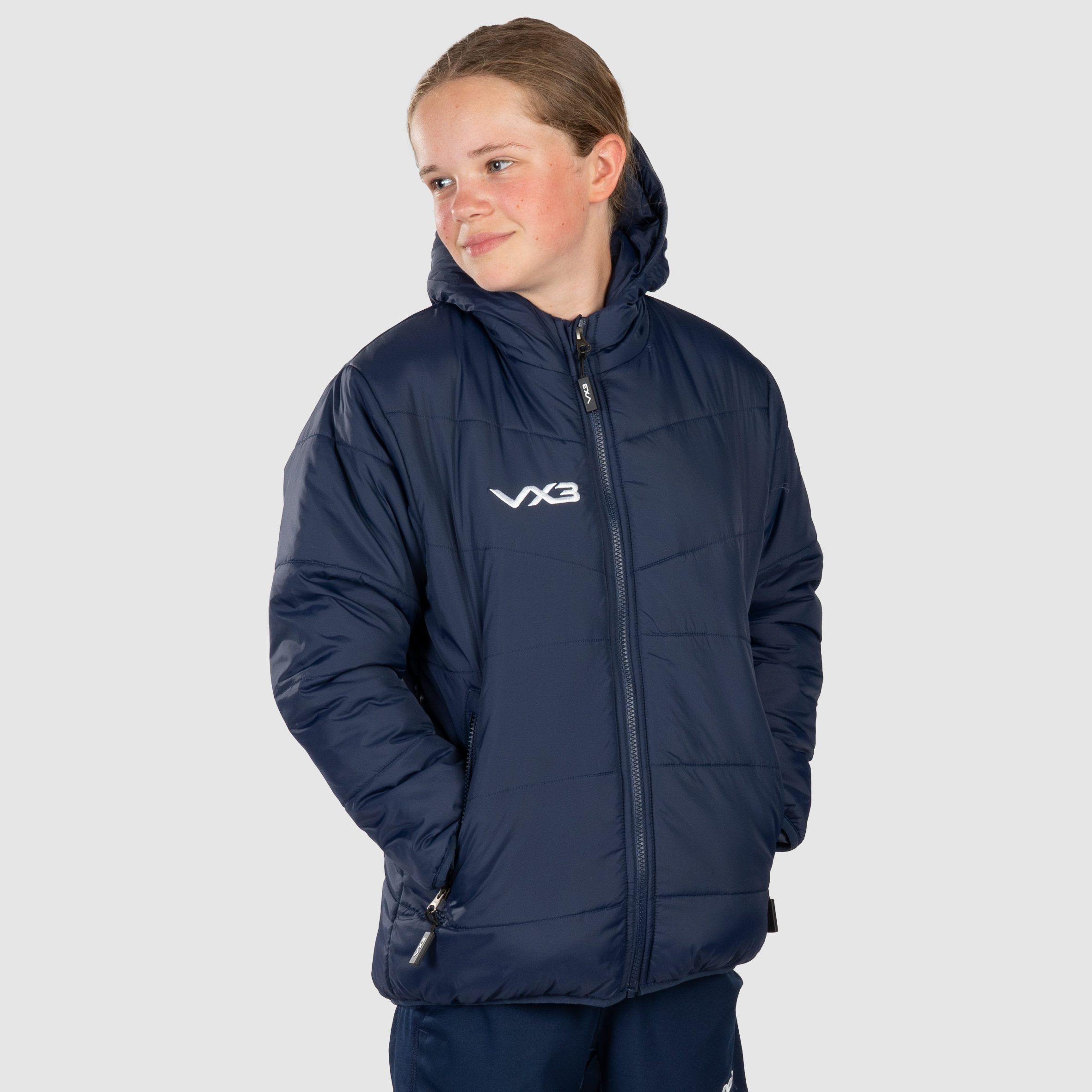 Lorica Quilted Jacket Youth Navy