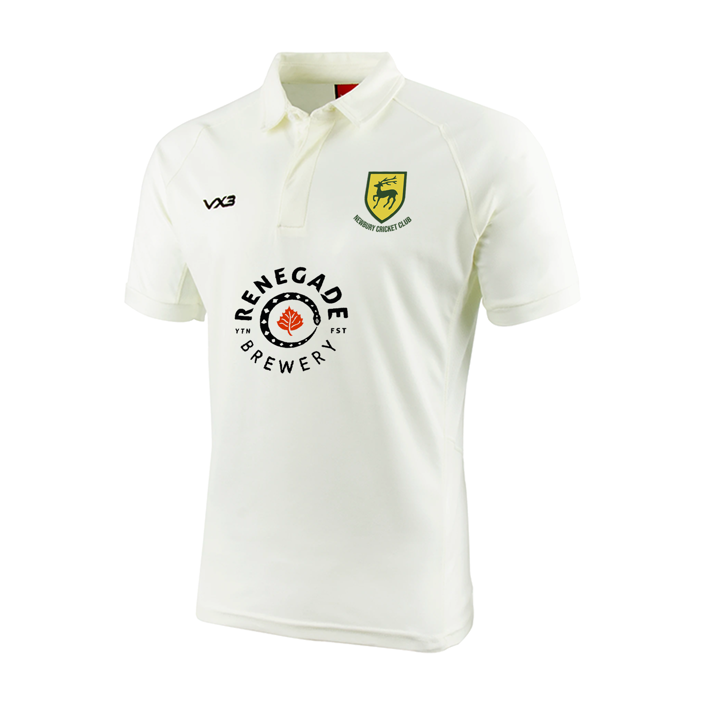 Newbury Cricket Club Cricket Whites Short Sleeve Shirt
