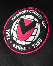 Newport County AFC 24/25 Training Hoodie Black/Pink
