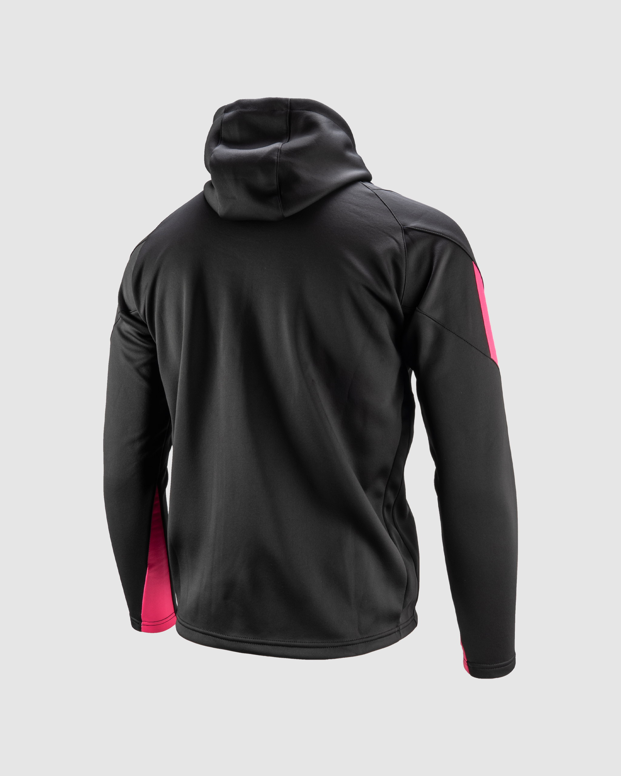 Newport County AFC 24/25 Zip Up Hoodie Black/Pink
