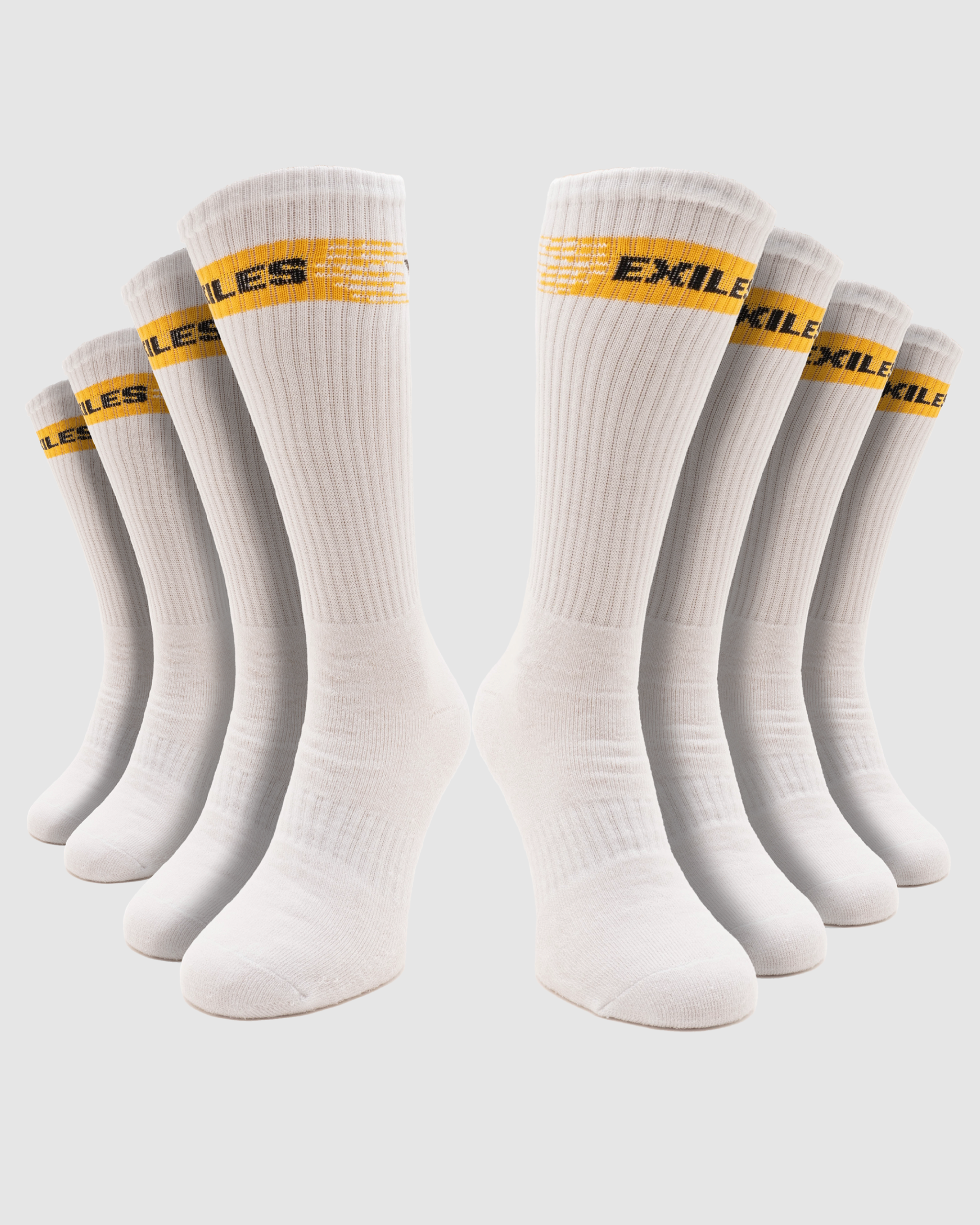 Newport County Mid Length Crew Socks (4 Pack)