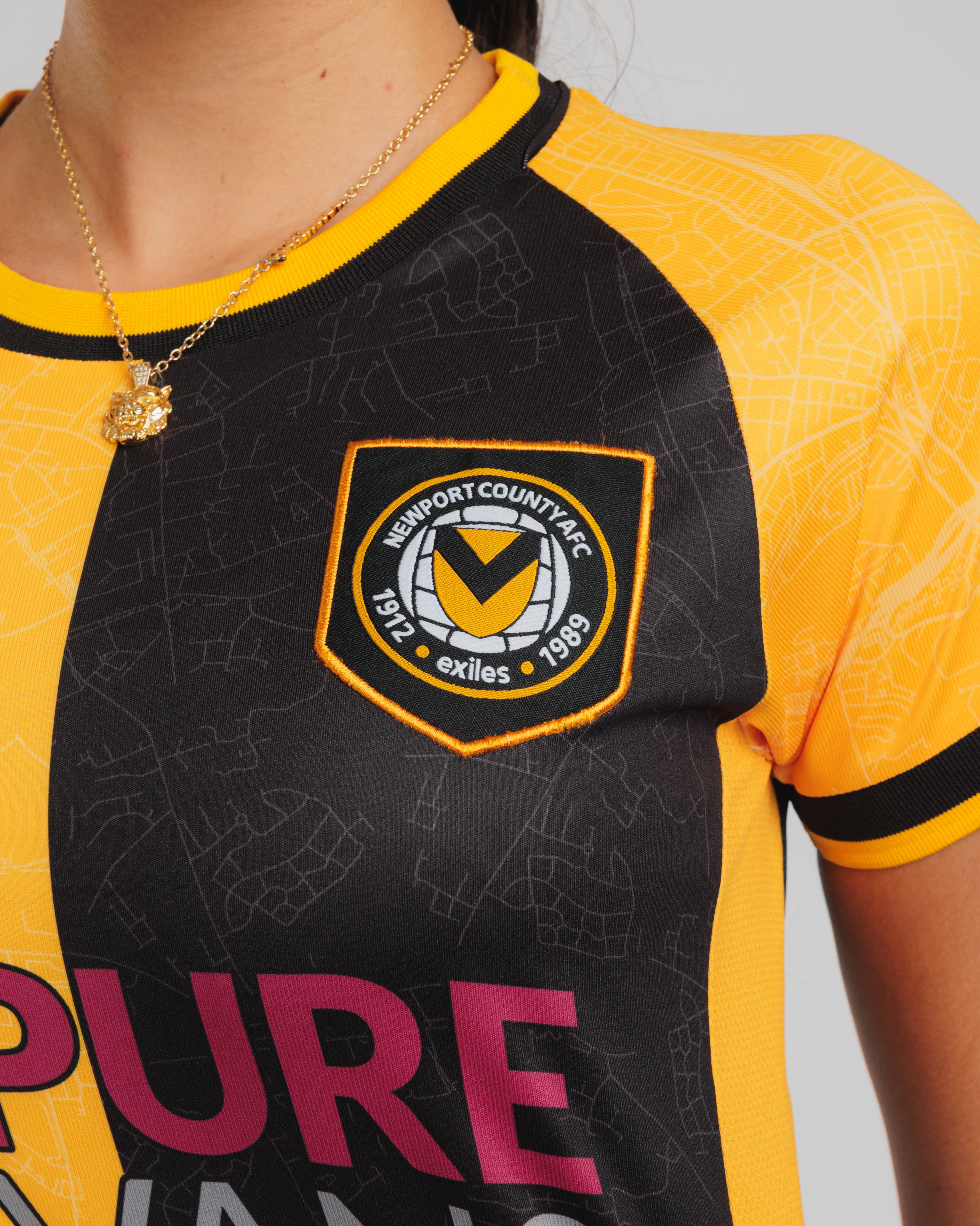 Newport County AFC 25/26 Home Shirt Replica Womens
