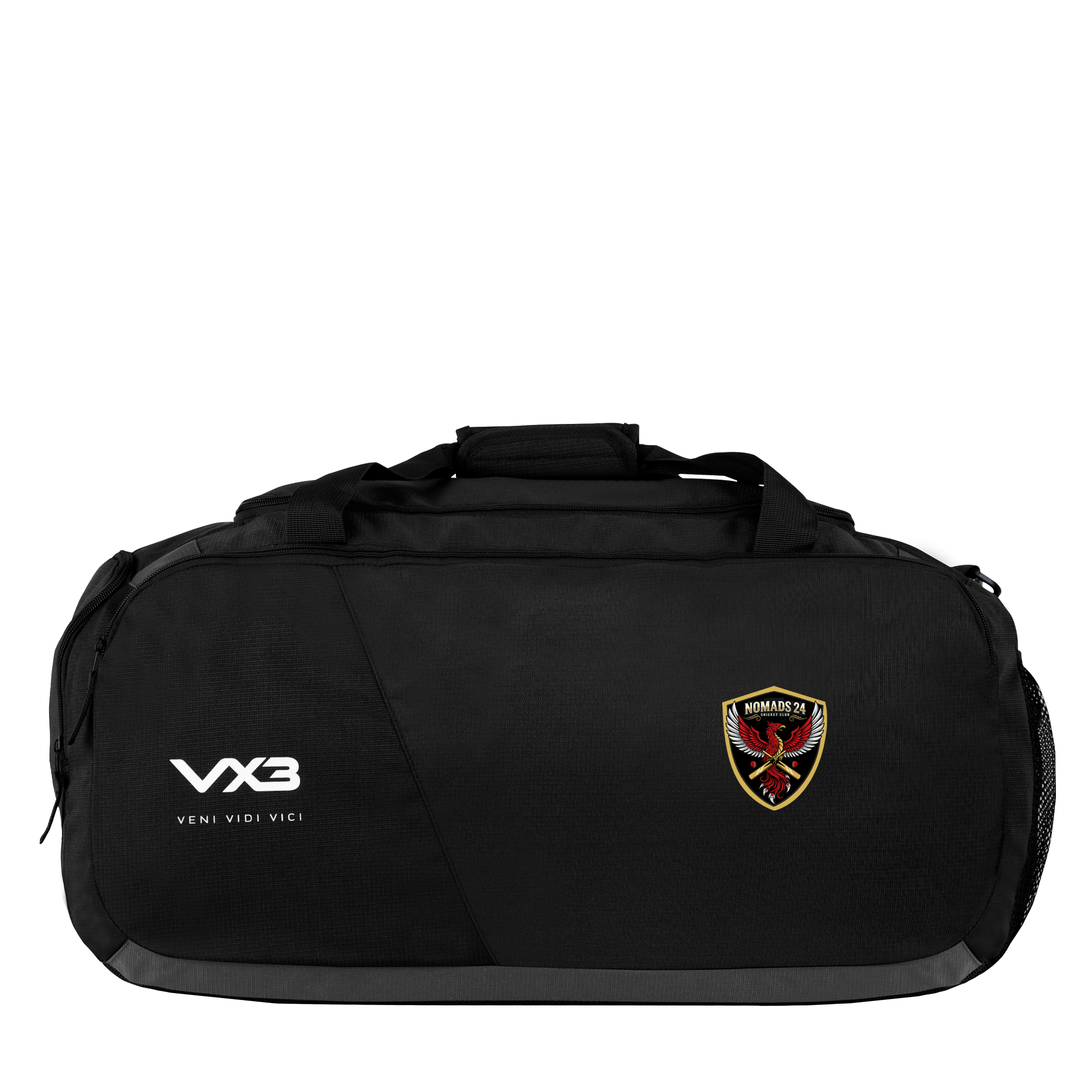 Nomads 24 Cricket Club Performance Kit Bag Black/Dark
