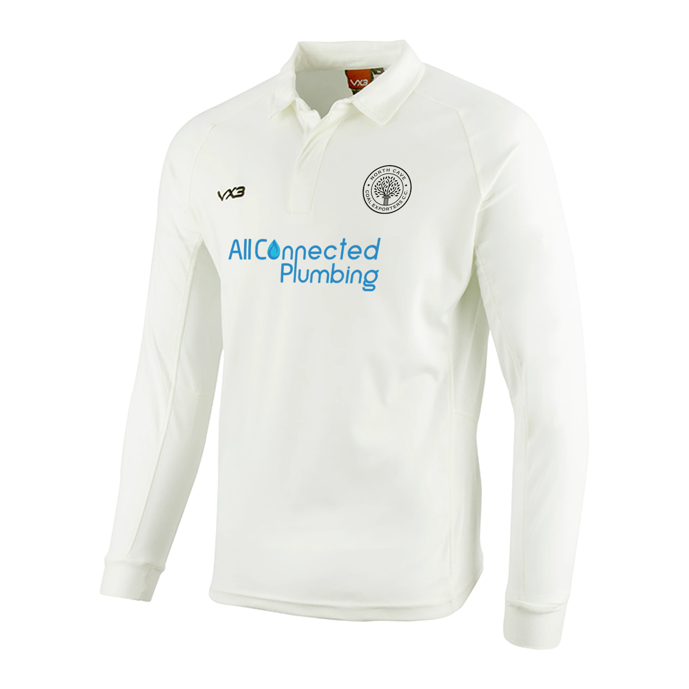 North Cave Coal Exporters Cricket Club Youth Long Sleeve Shirt