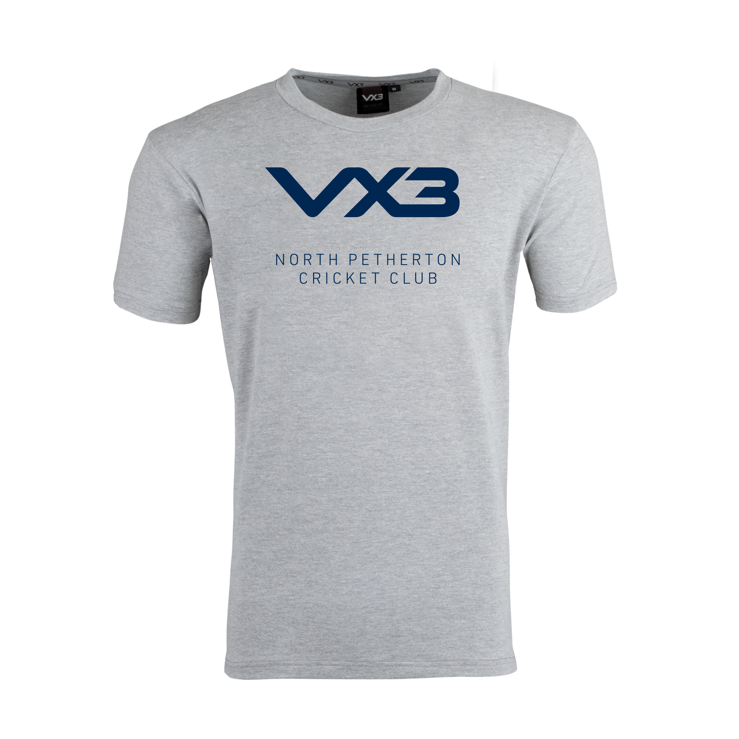 North Petherton Cricket Club Marl Grey Youth Invicta Club Tee