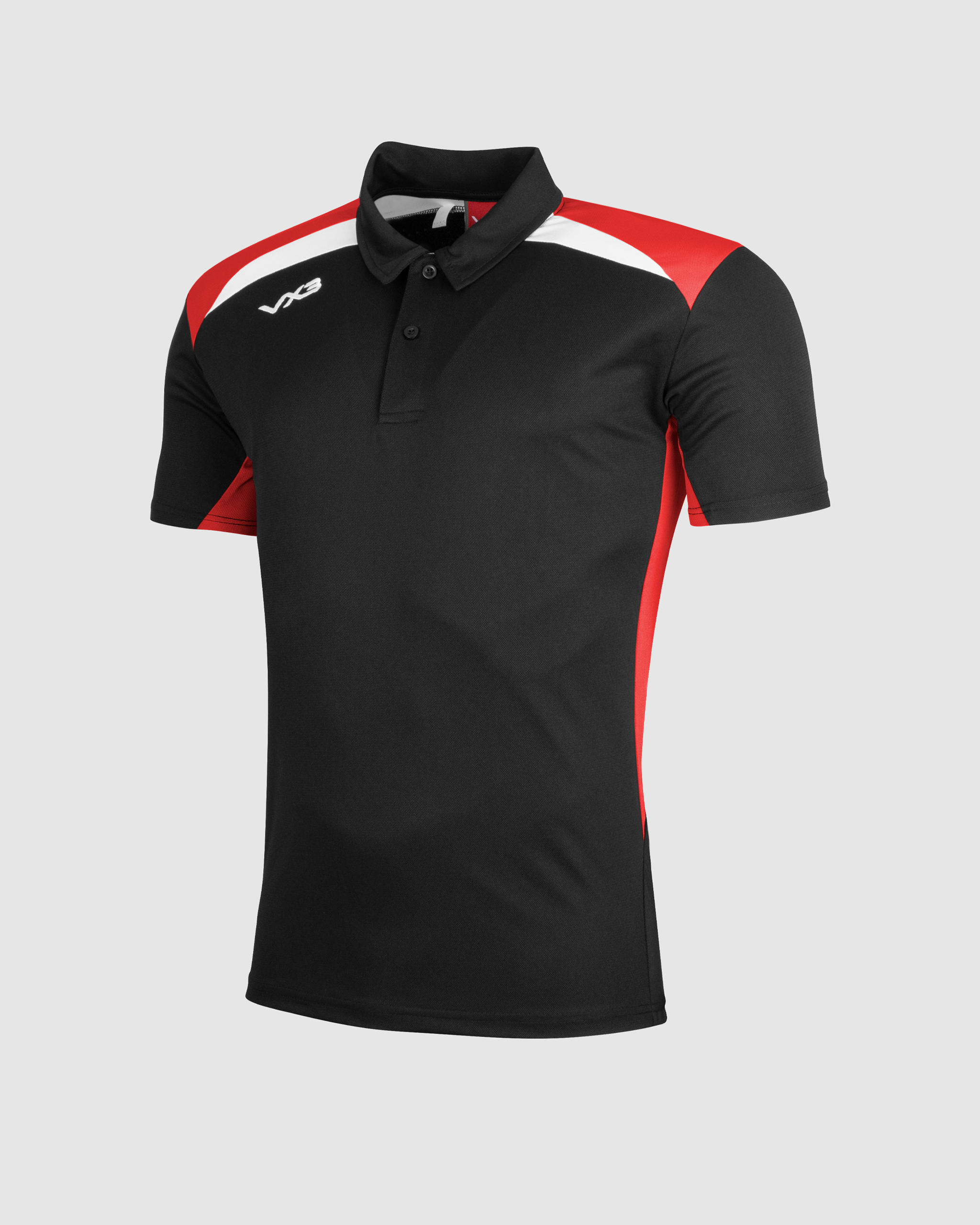 Novus Polo Black/Red/White