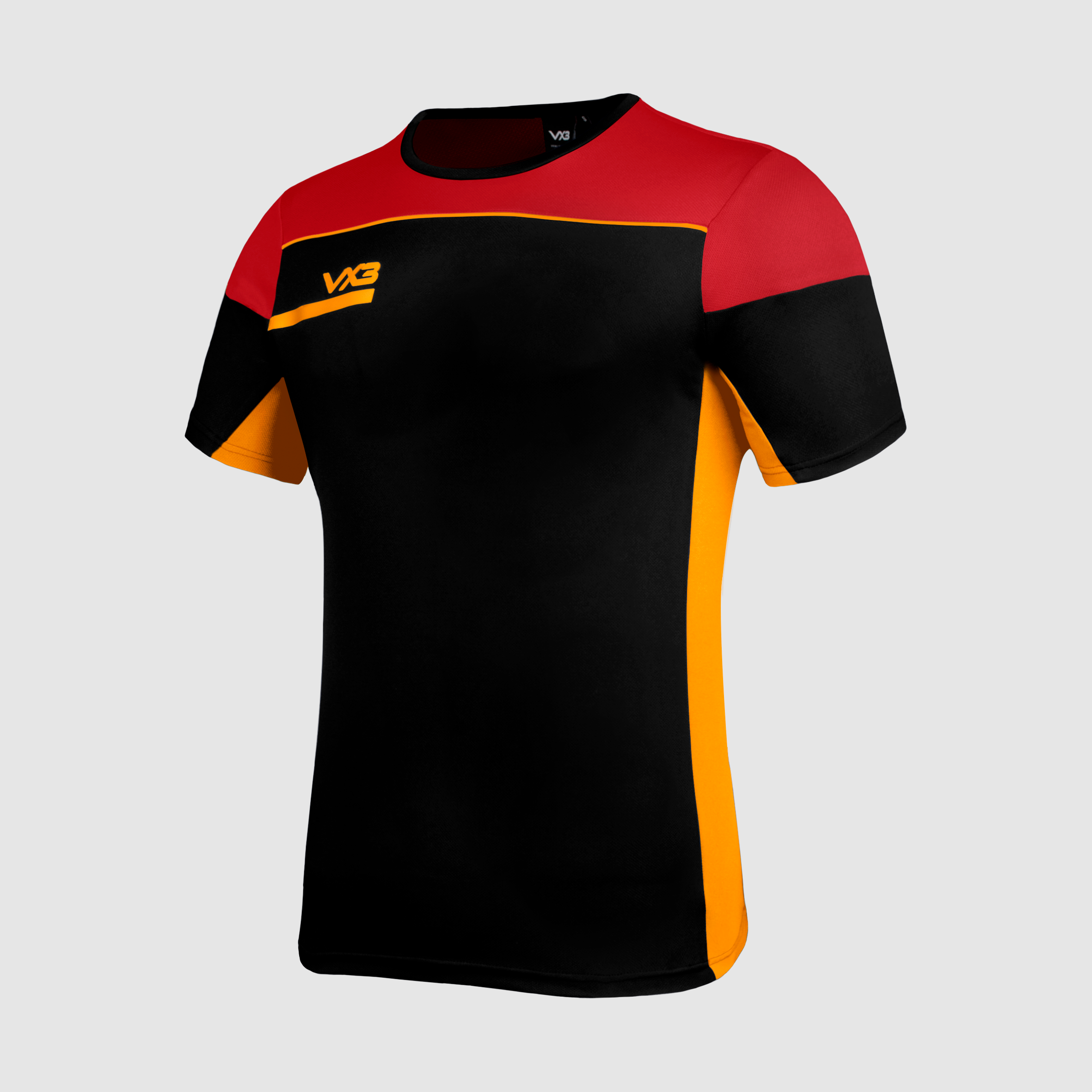 Opus Tee - Black Red Amber