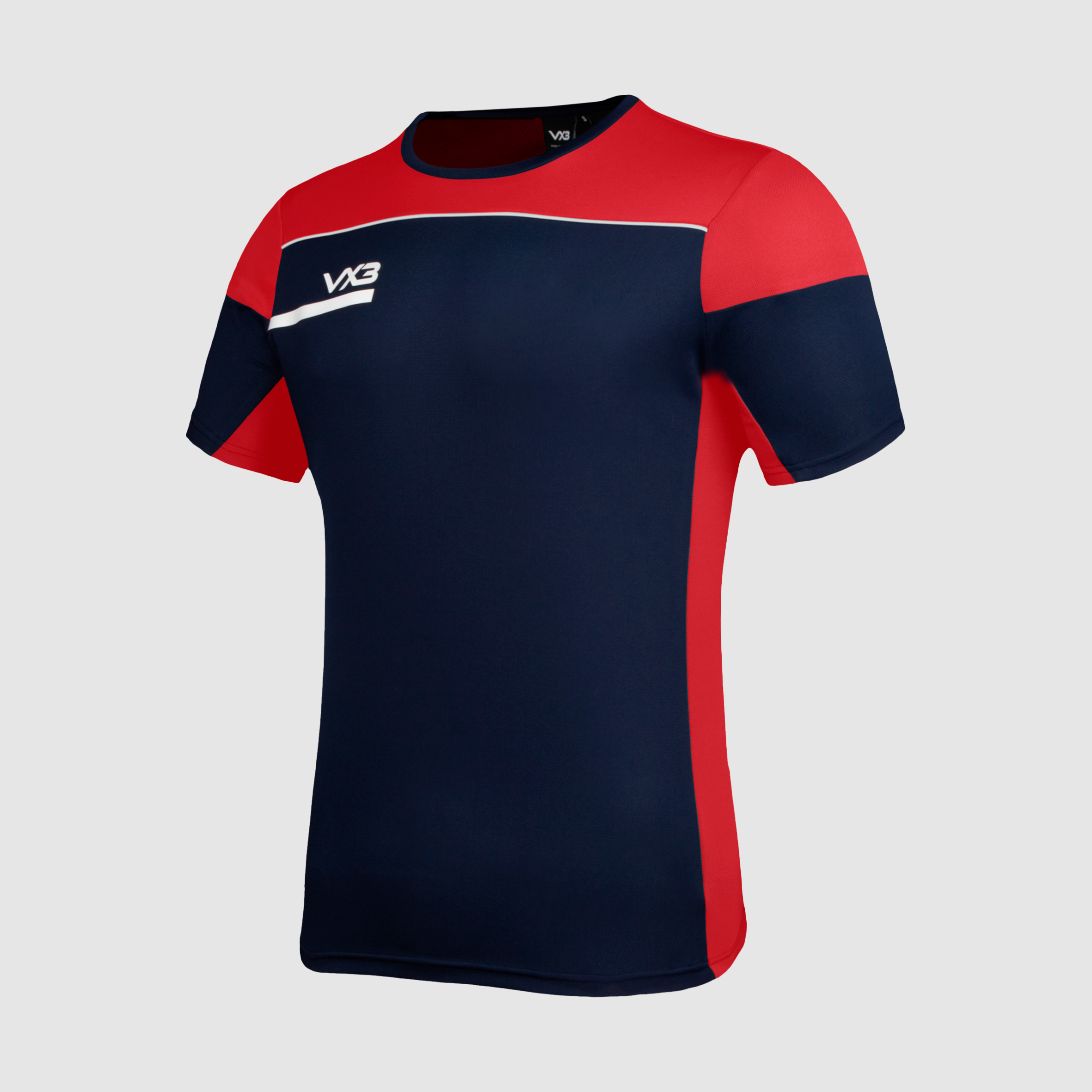 Opus Tee - Navy Red White