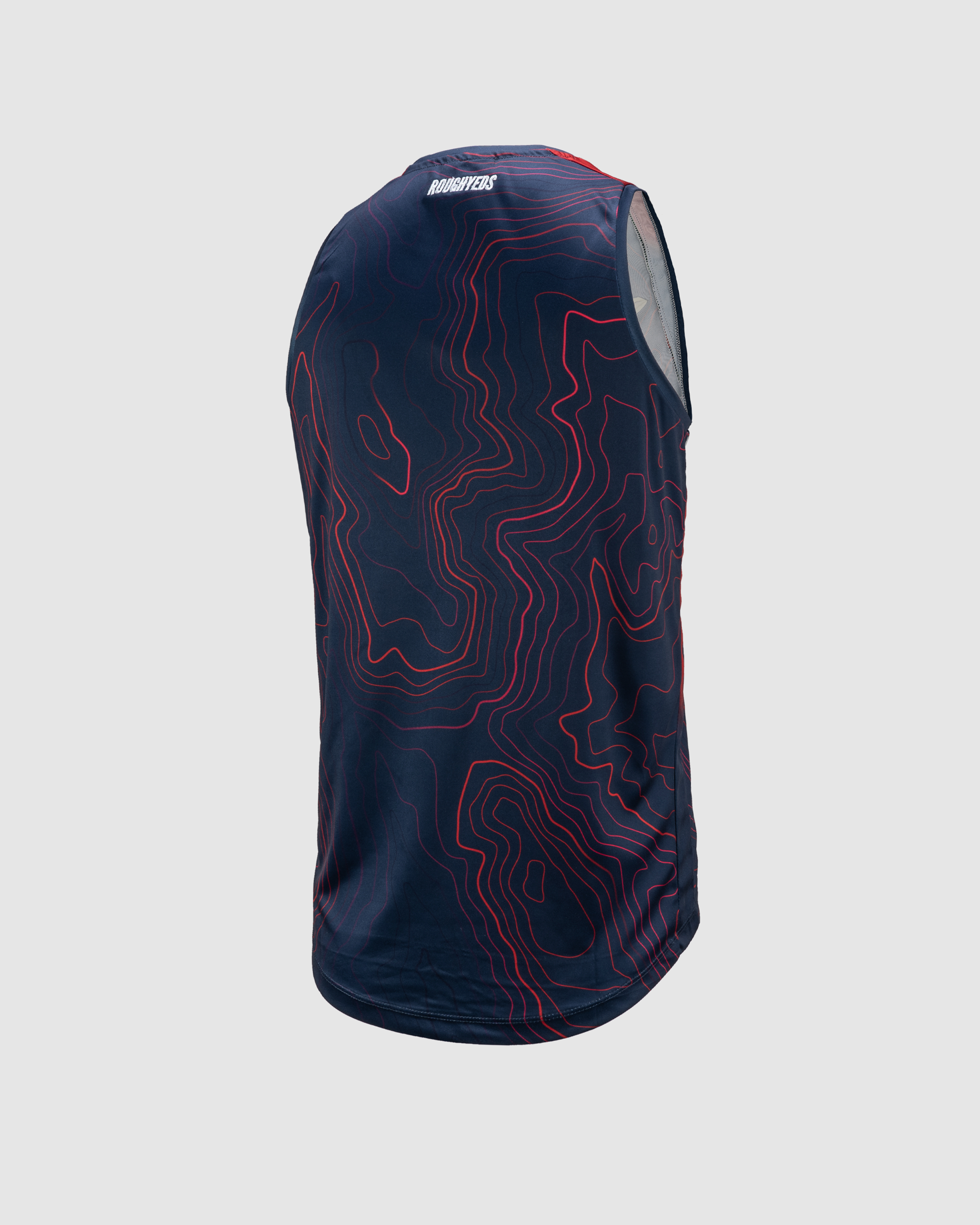 Oldham RLFC 2025 Quadrigo Training Vest Navy/Red