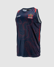 Oldham RLFC 2025 Quadrigo Training Vest Navy/Red