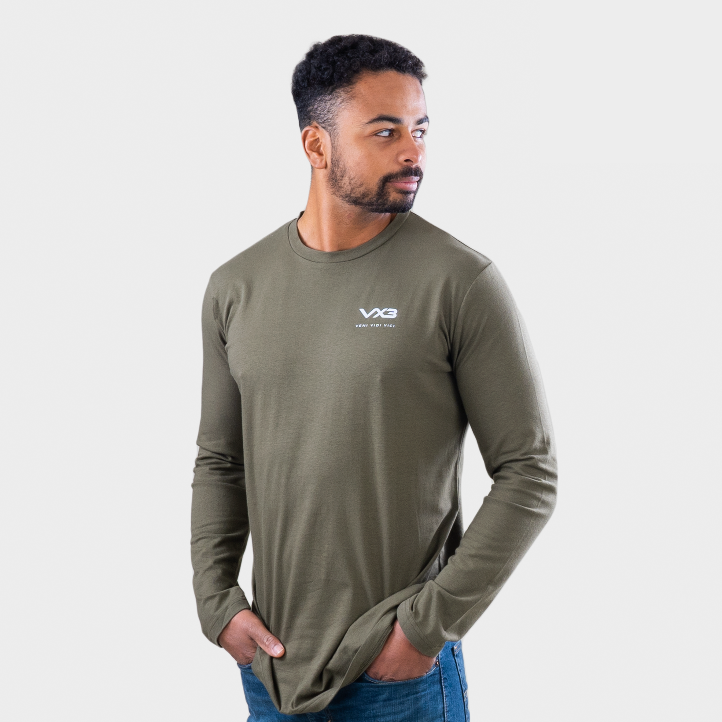 Avitus Tee Olive/White