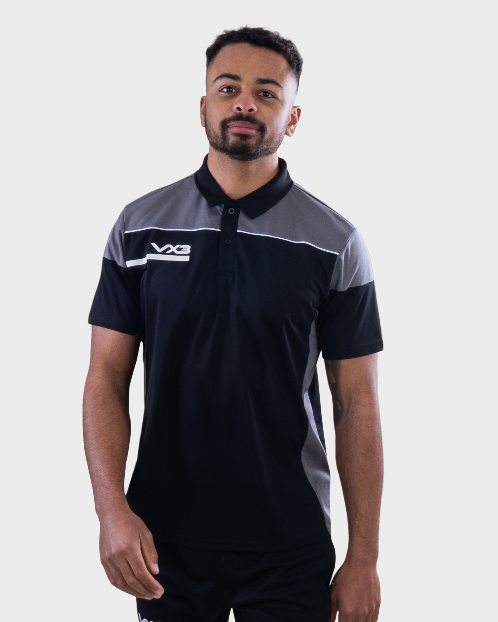 Opus Polo - Black Grey White