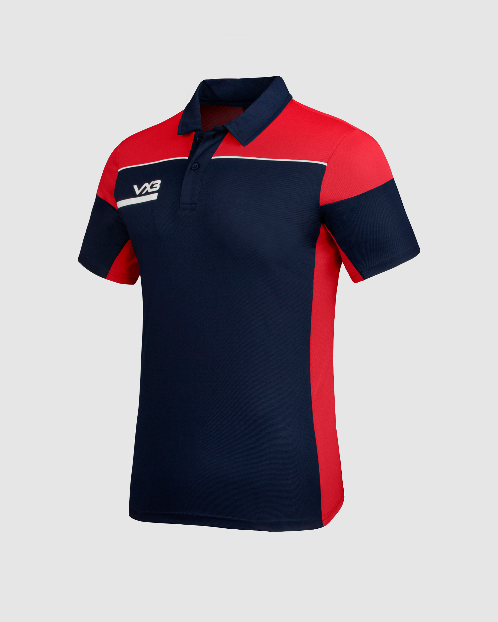 Opus Polo - Navy Red White